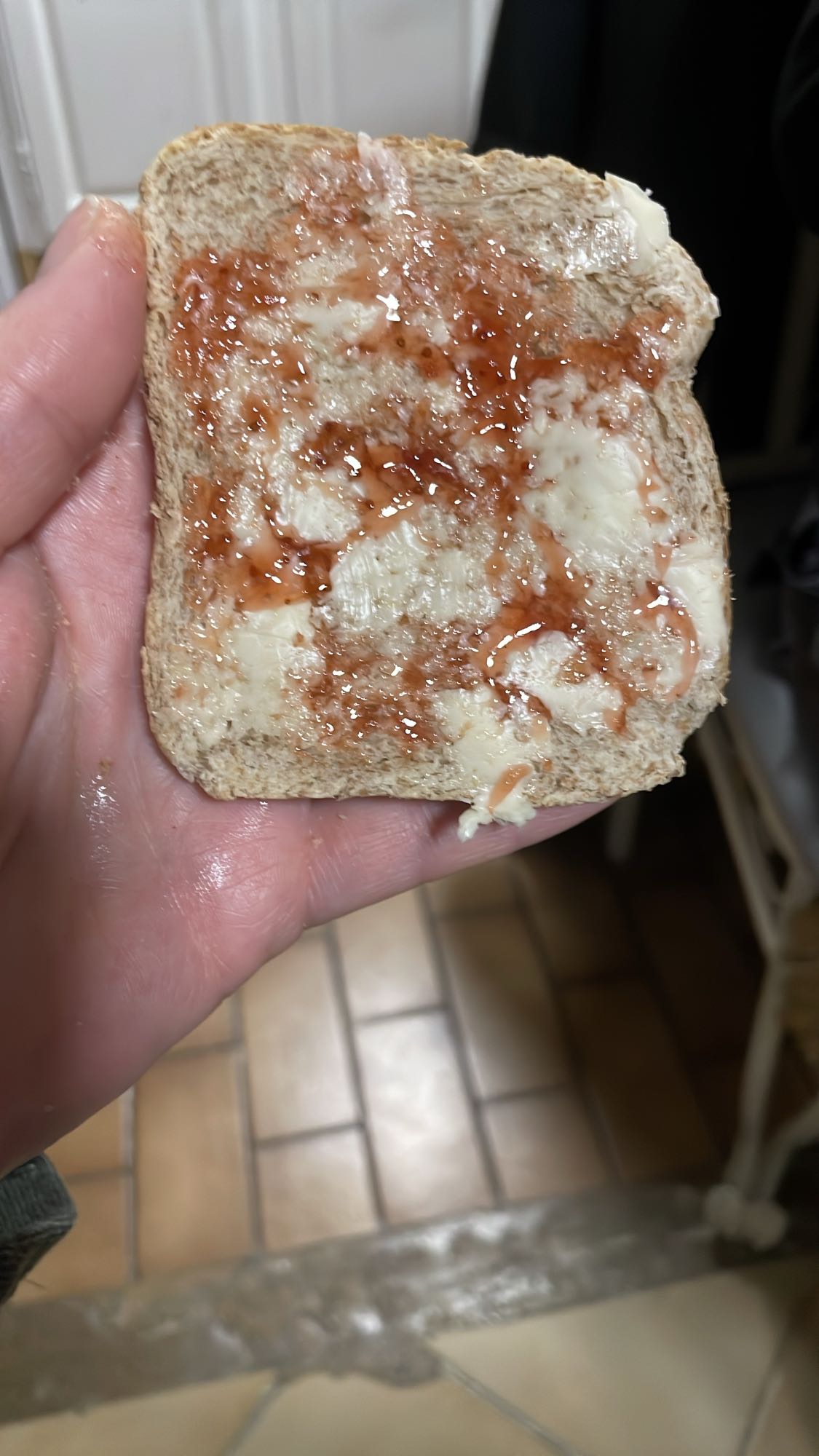 Tartine beurre confiture