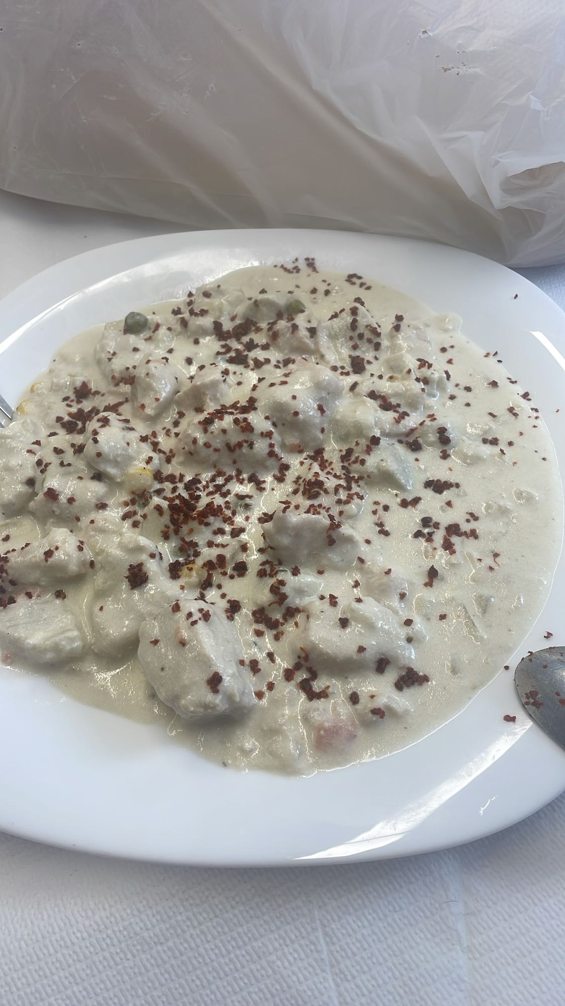Creamy chicken stew