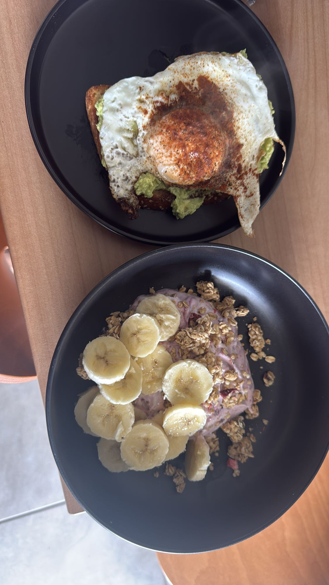 Egg Toast & Yogurt Bowl