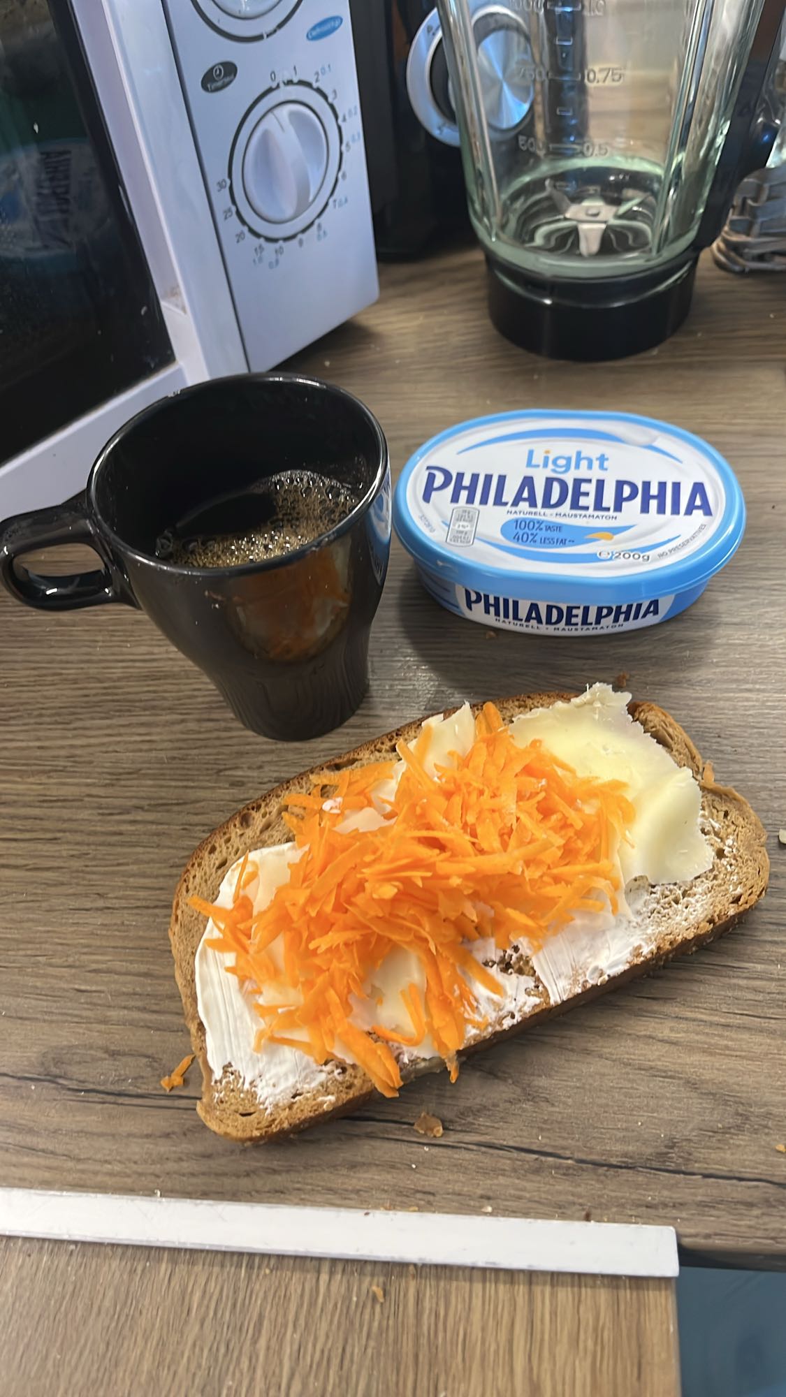 Smörgås med morot & ost