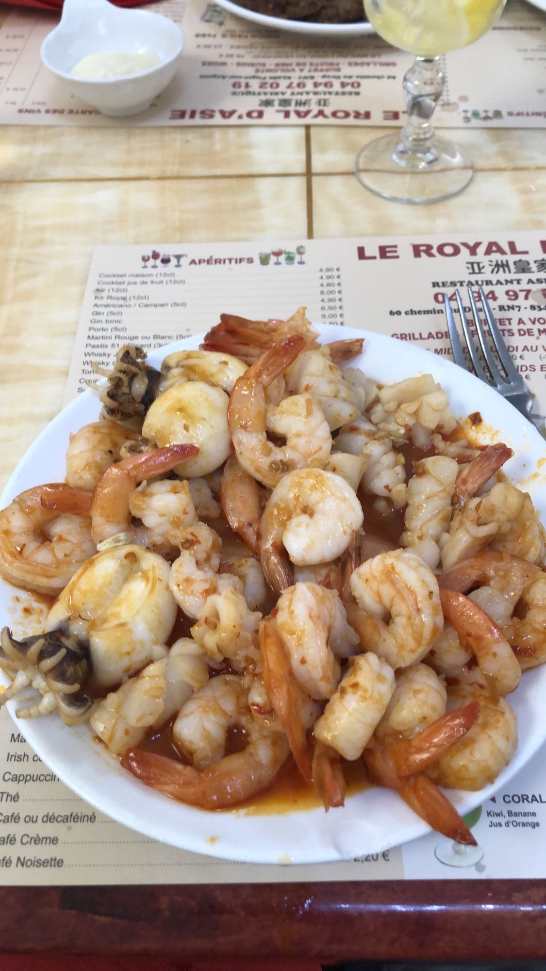 Assiette de fruits de mer