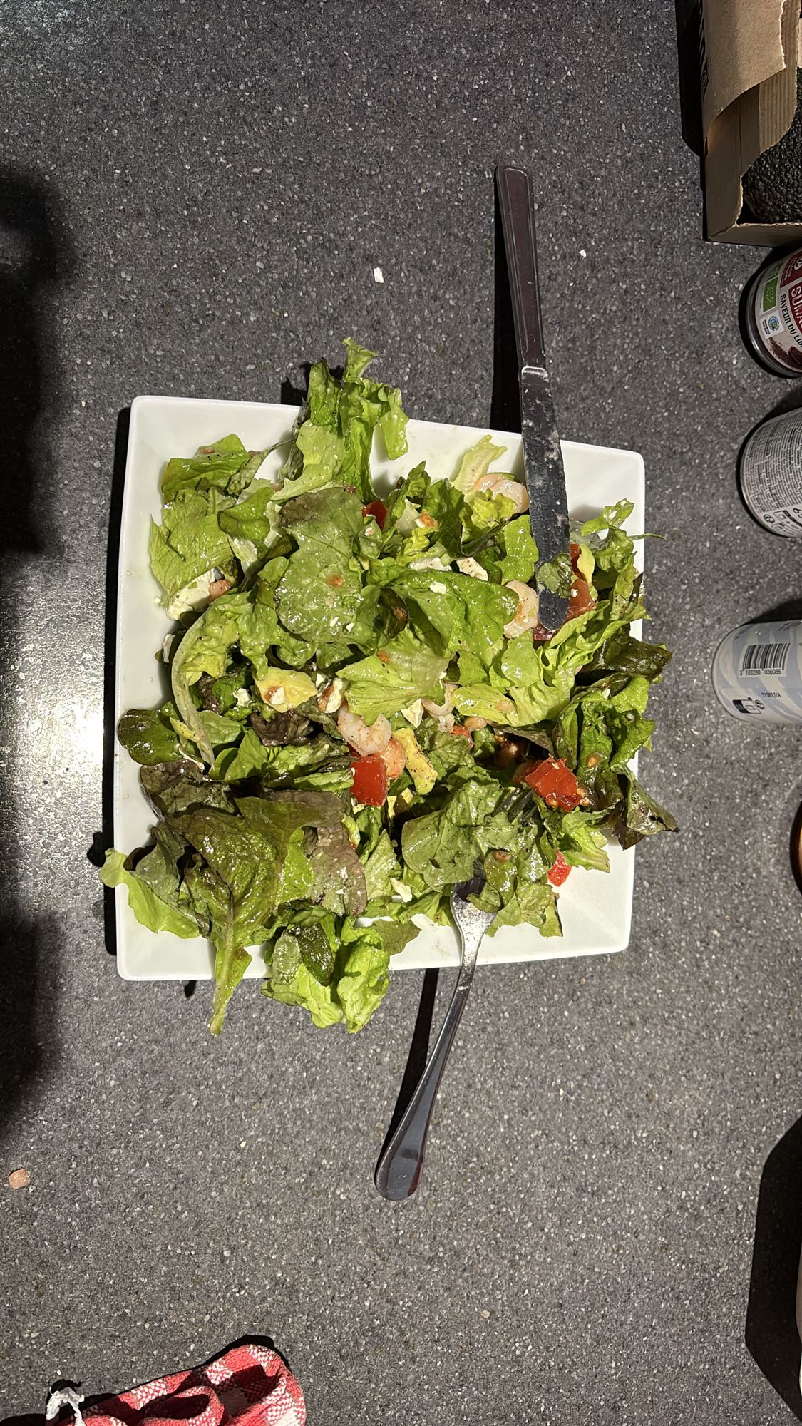 Salade crevettes avocat