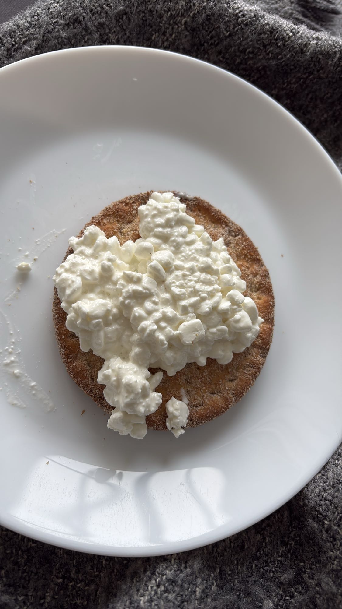Knäckebröd med keso