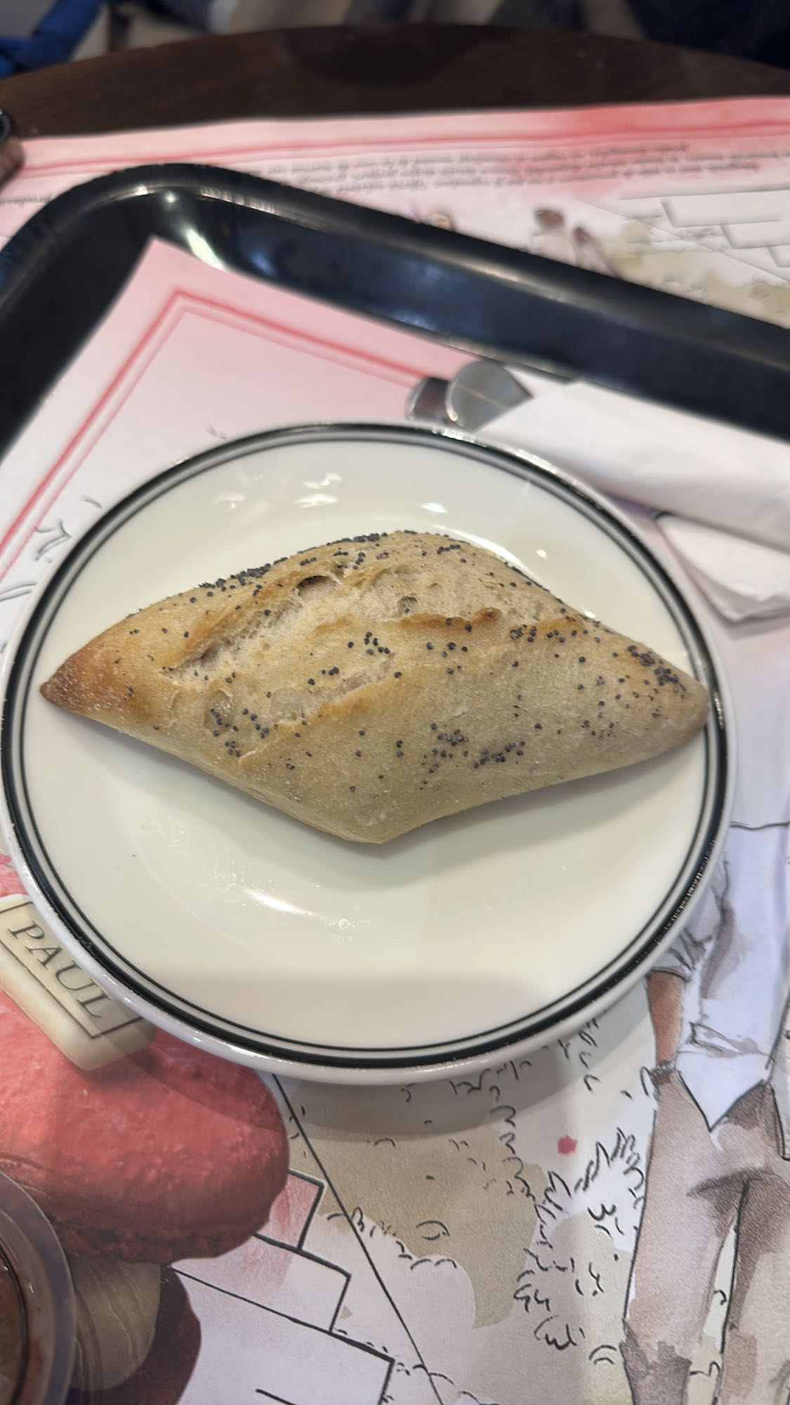 poppy seed bread roll