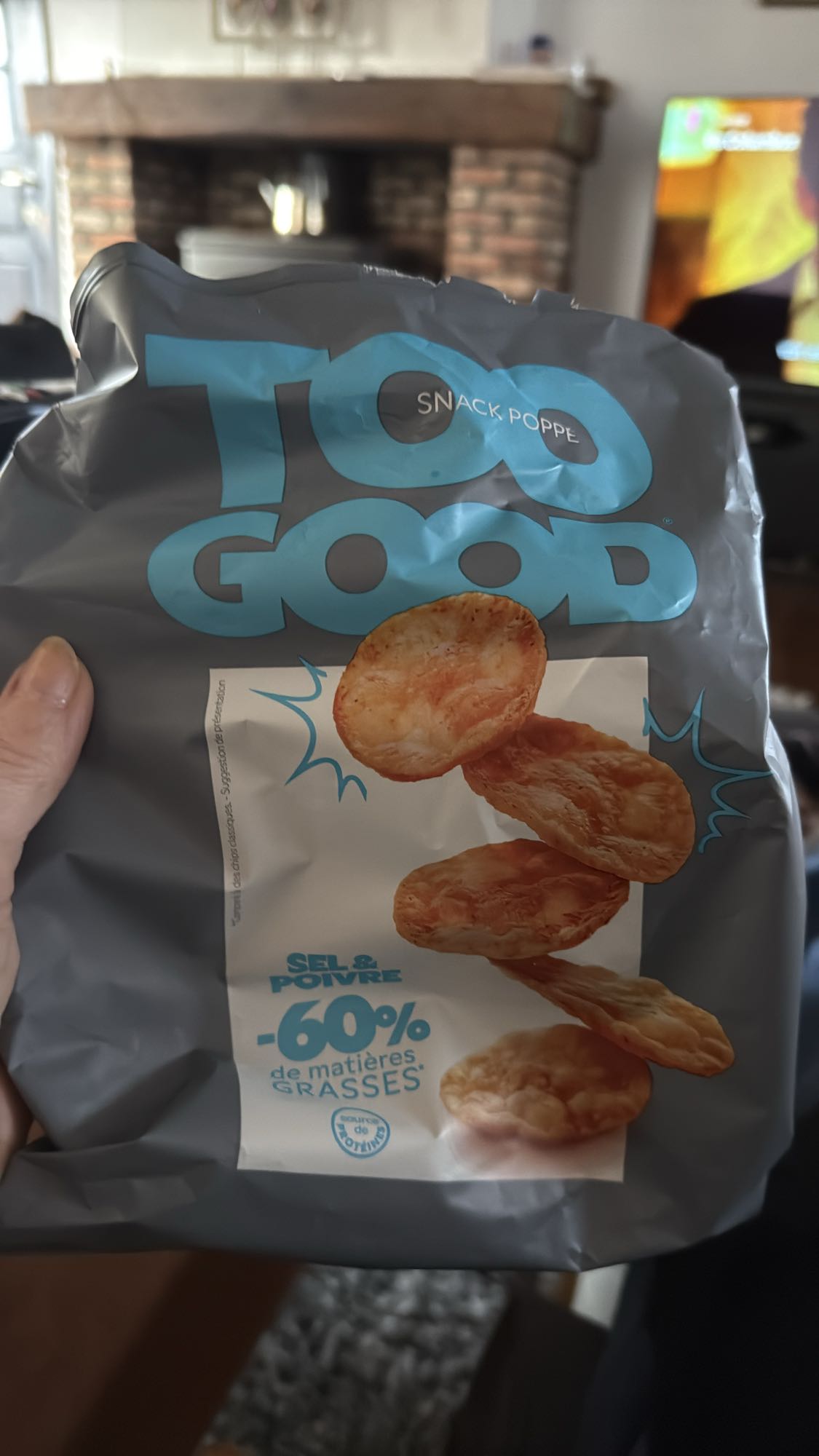 Popchips zout & peper