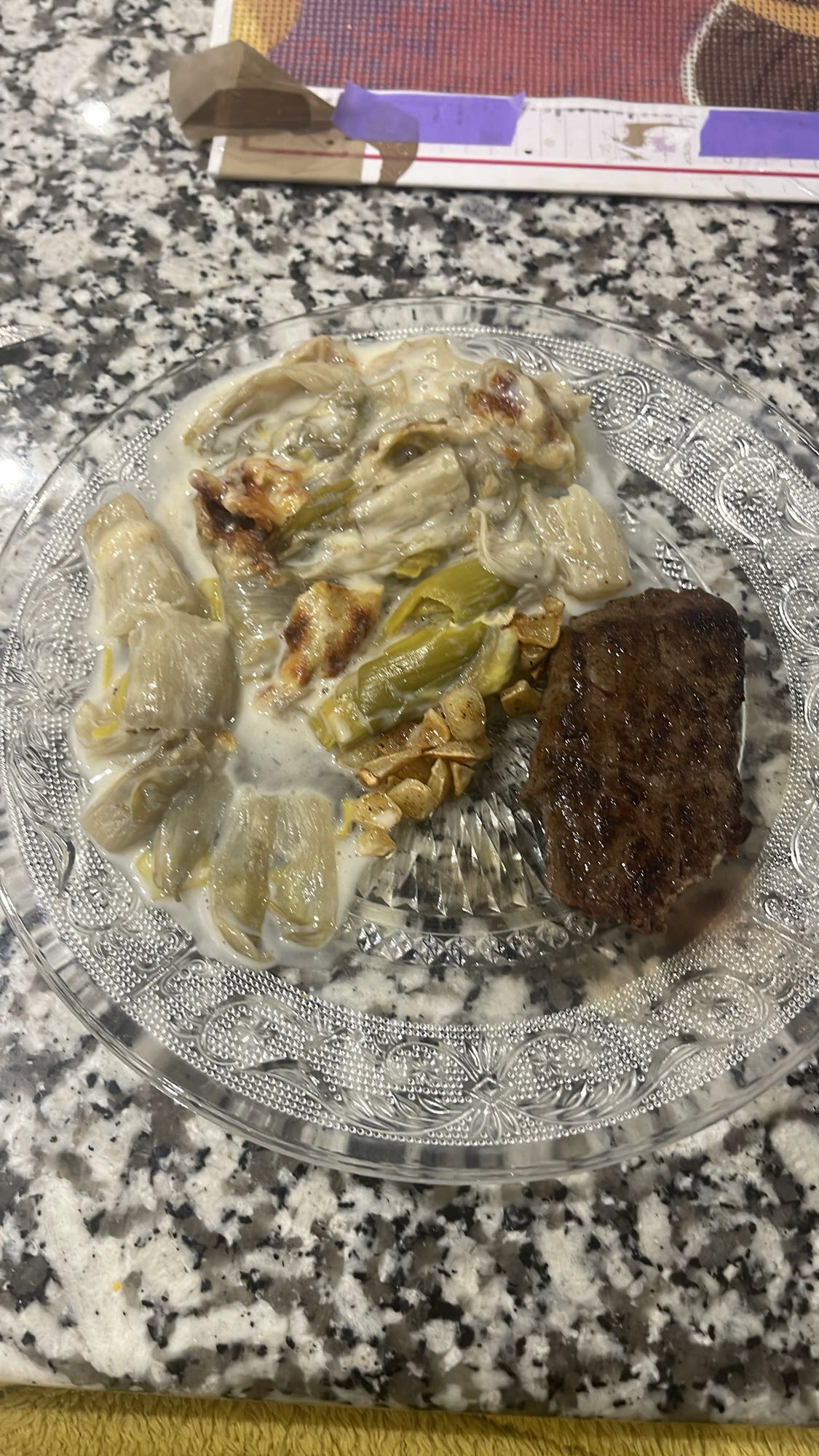 Boeuf et endives gratinées