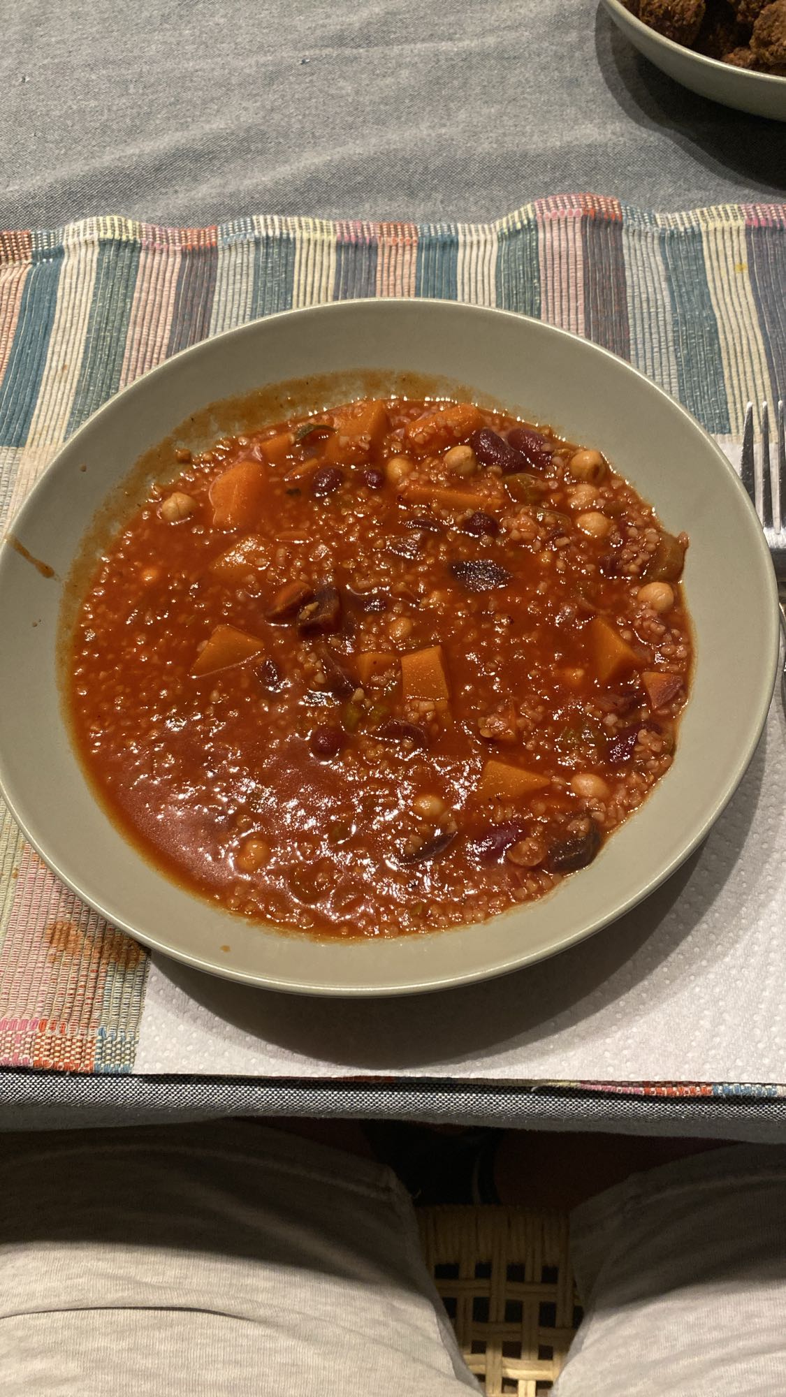 Ragoût de légumes et légumineuses