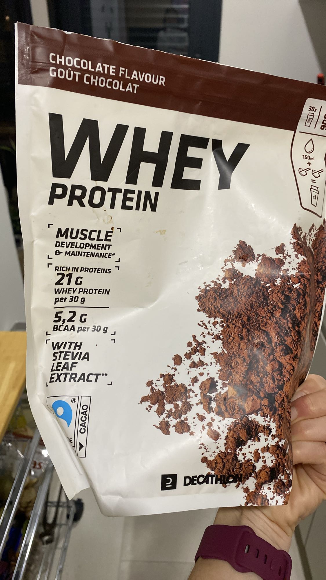 Whey proteic ciocolată