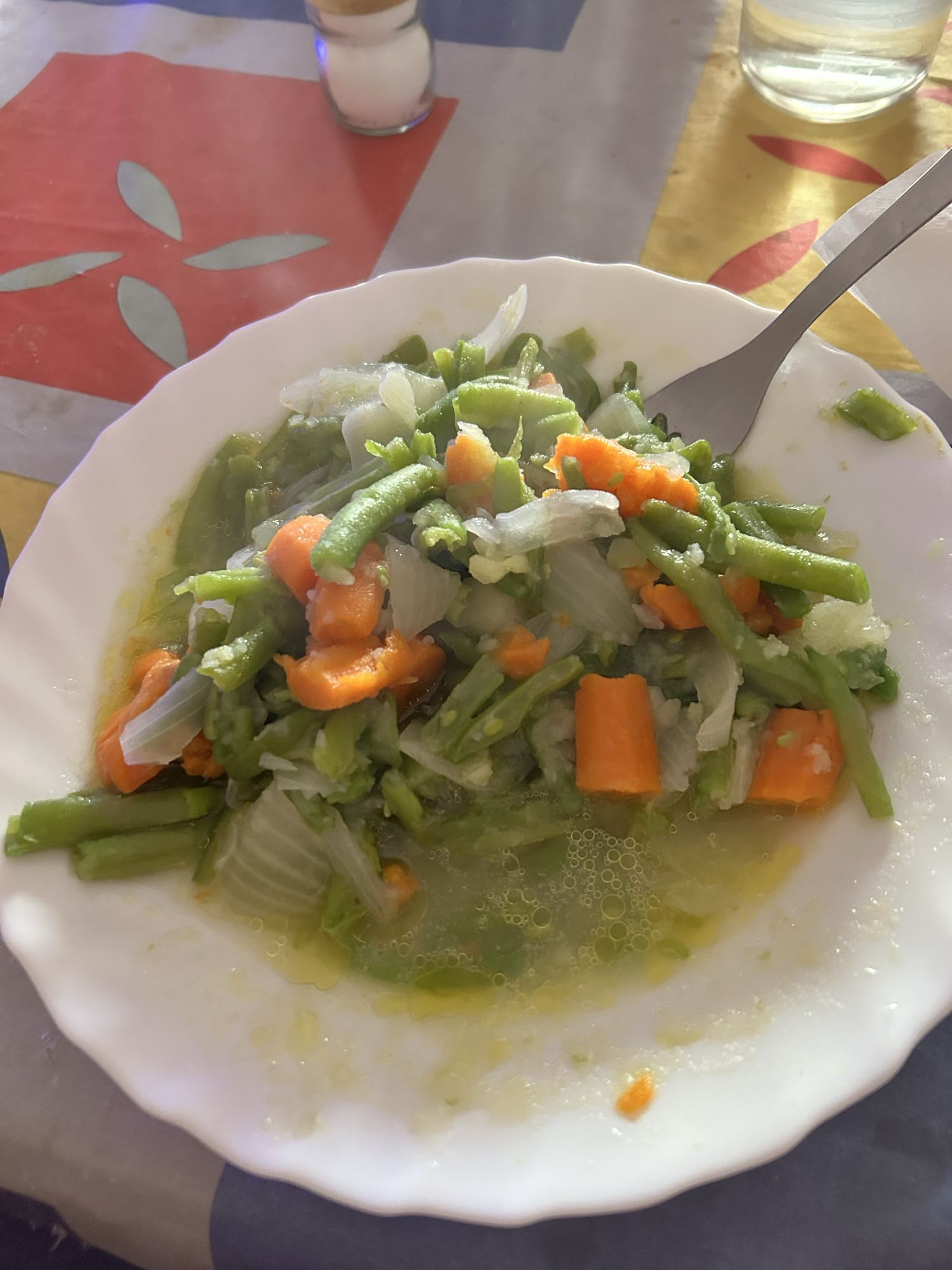 Verduras cocidas mixtas