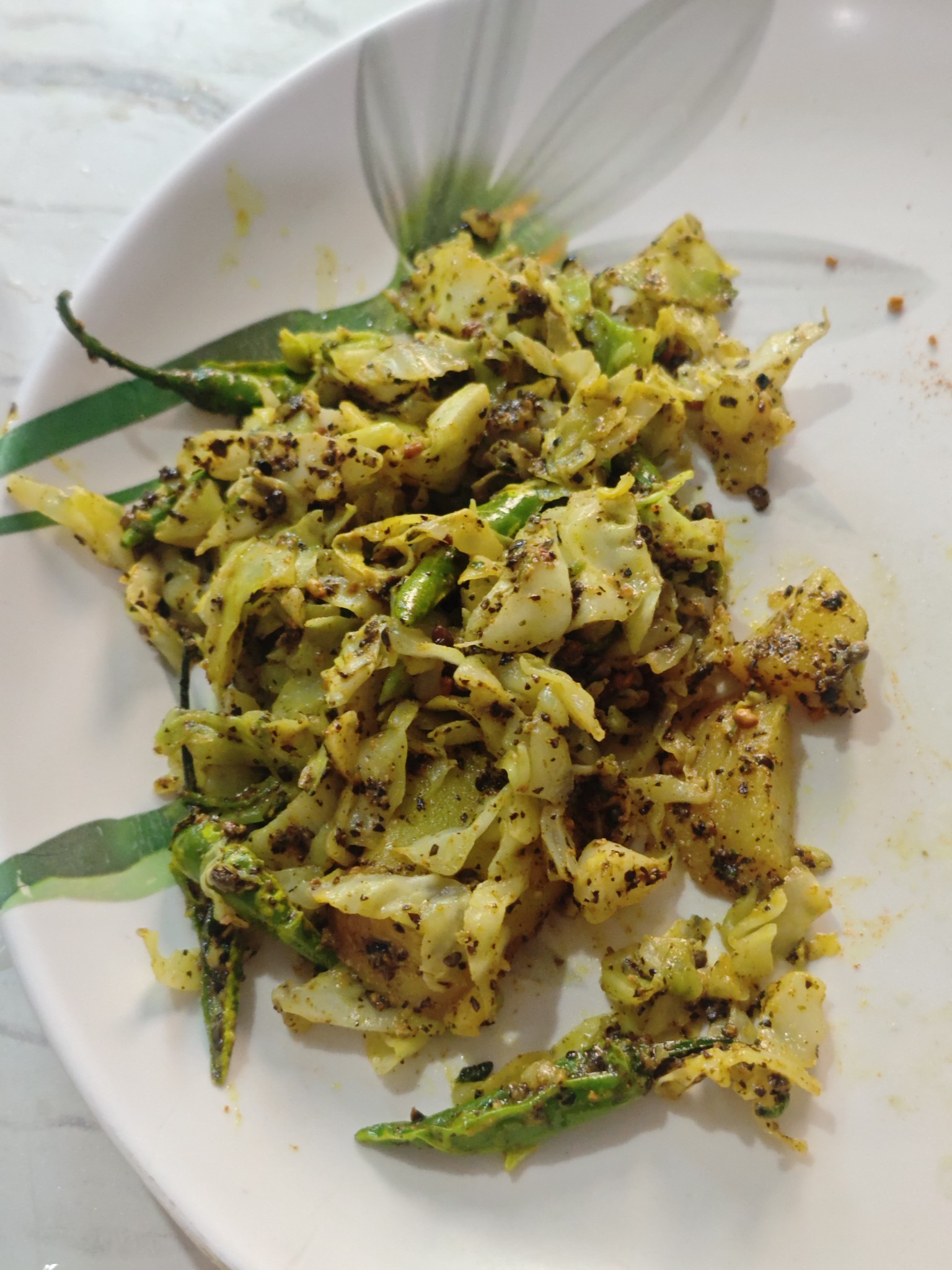 Spiced Cabbage Stir Fry