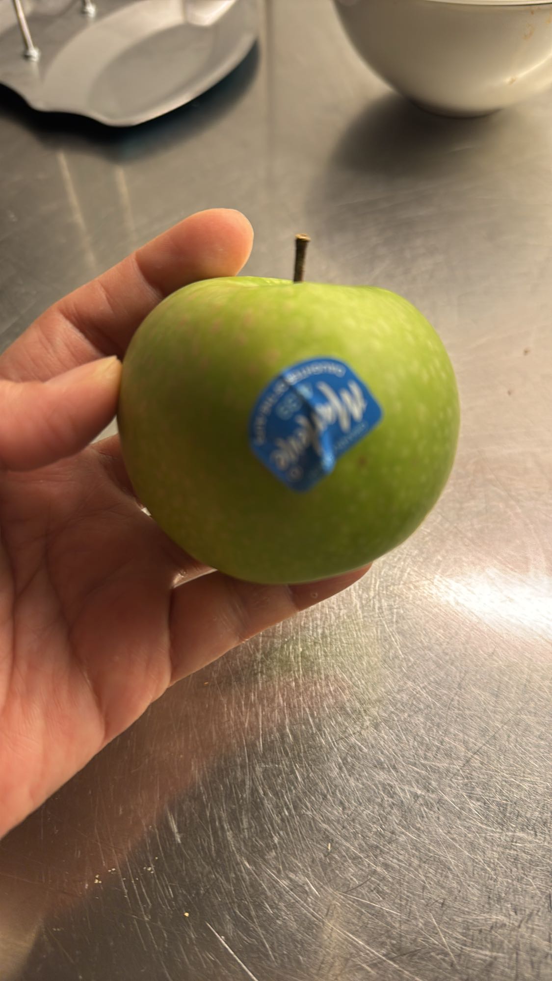 Grönt äpple