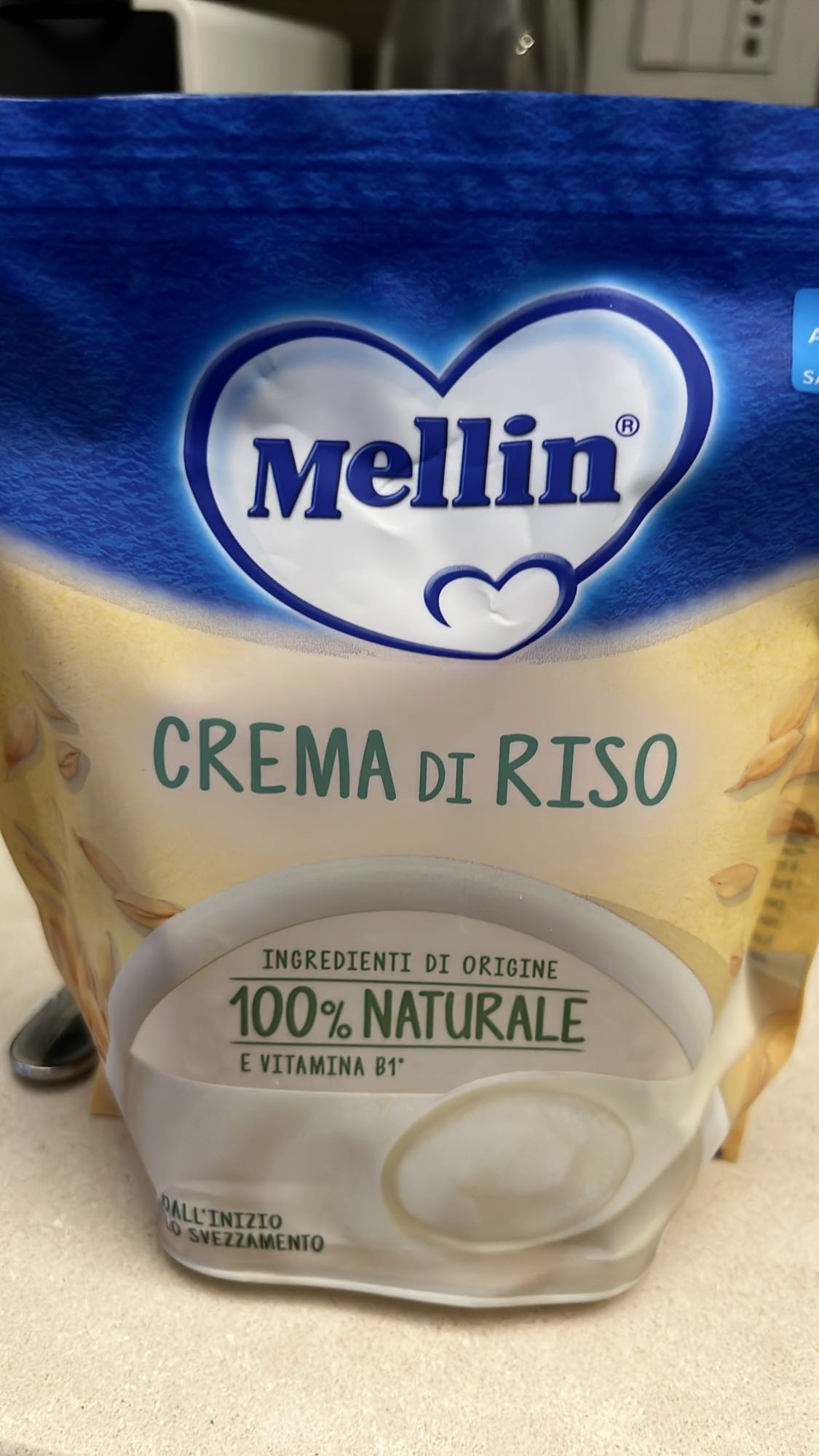 Crema di riso Mellin