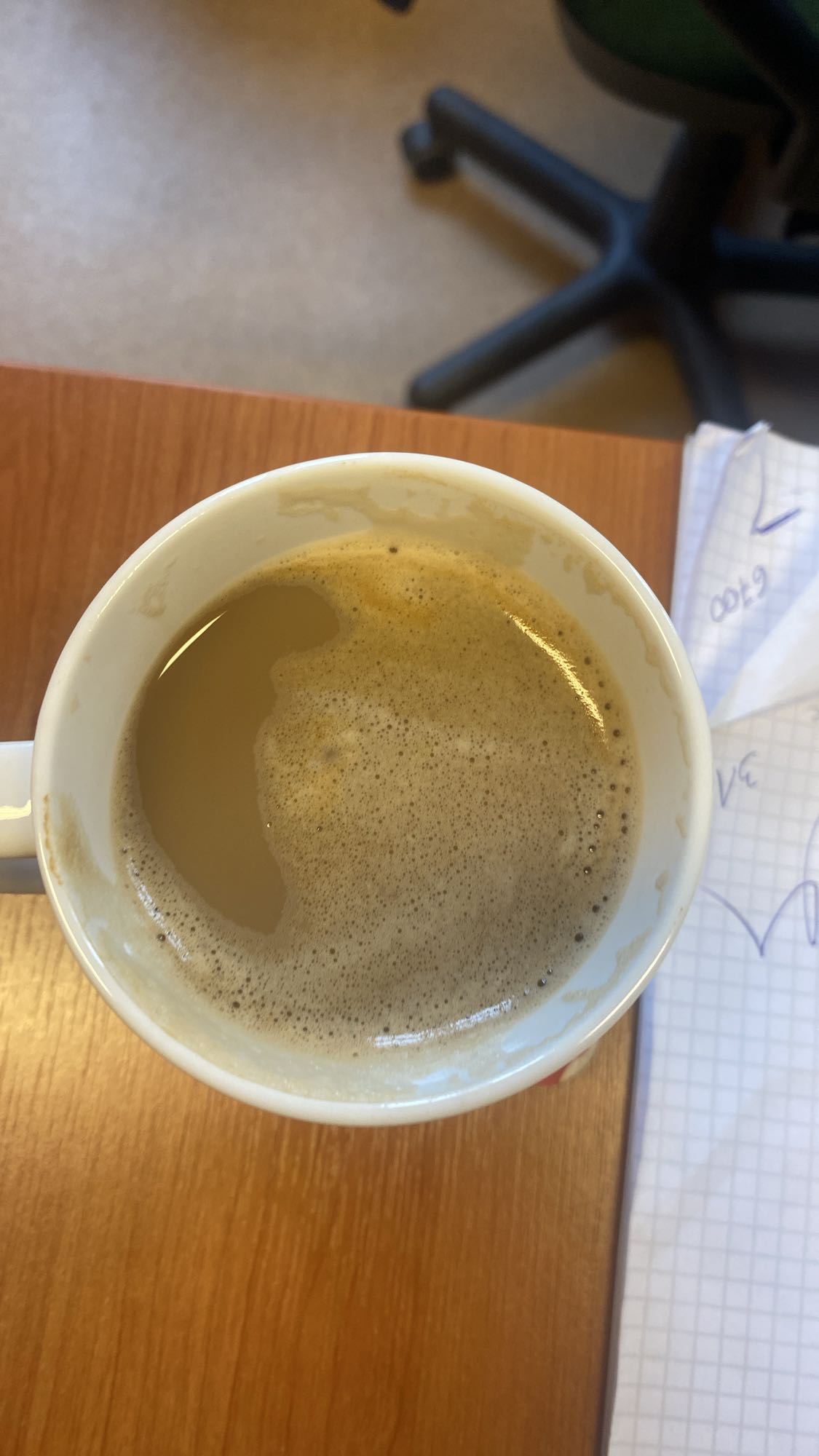 kawa z mlekiem