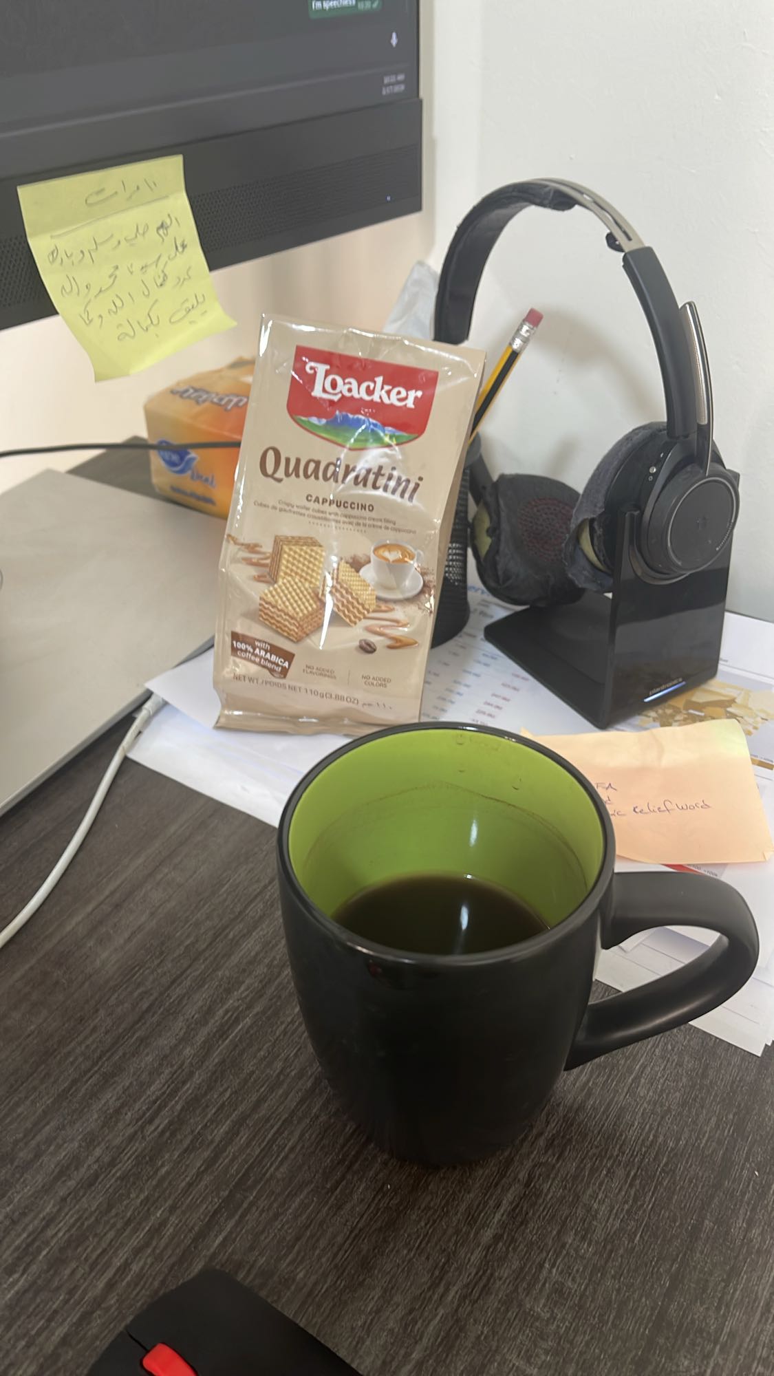 Coffee and Loacker Wafers