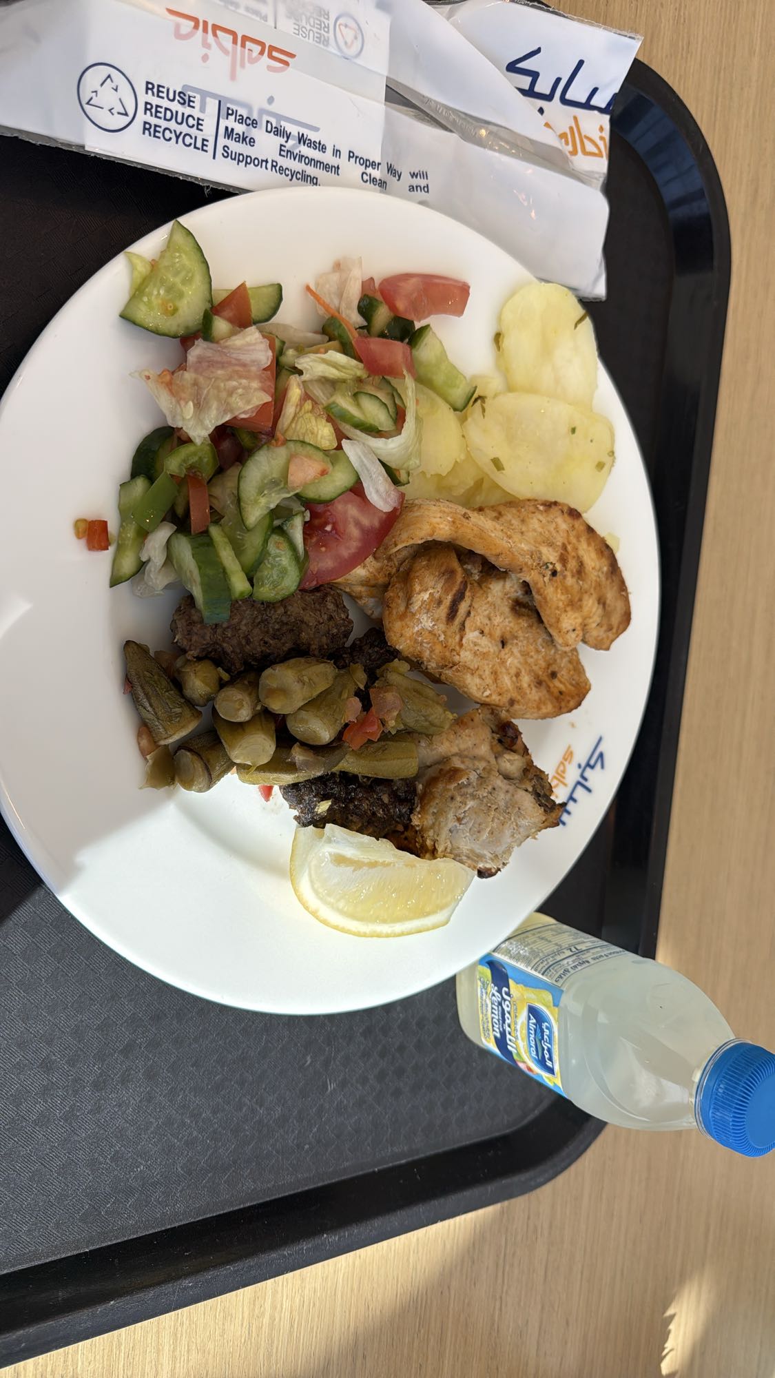 Grilled chicken & salad plate