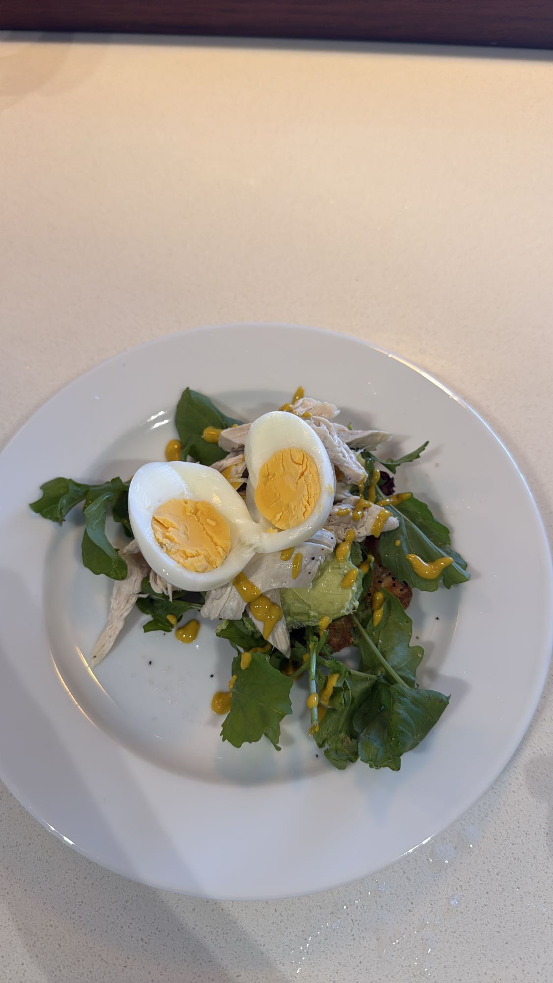 Egg Chicken Green Salad