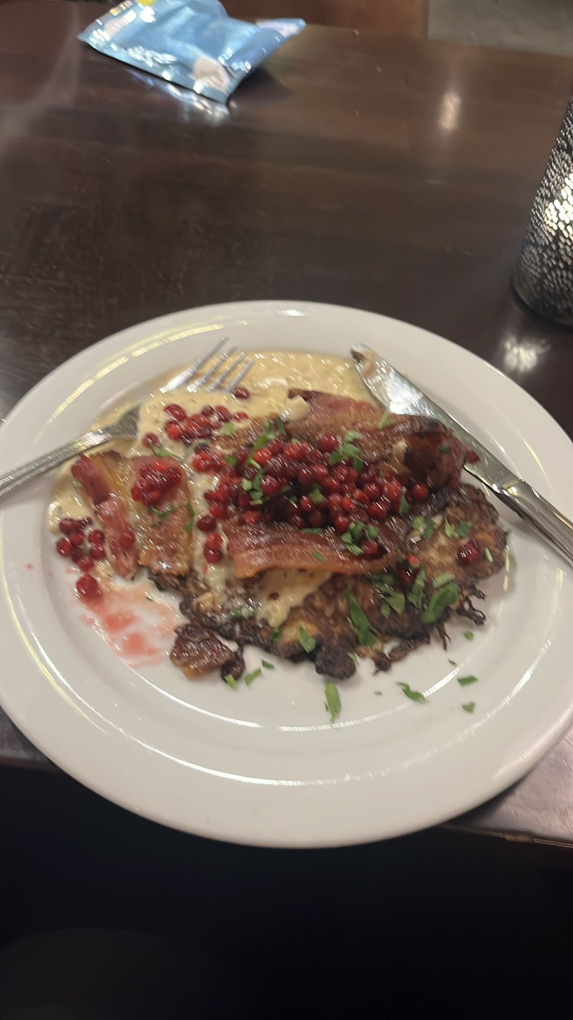 Raggmunk med bacon & lingon