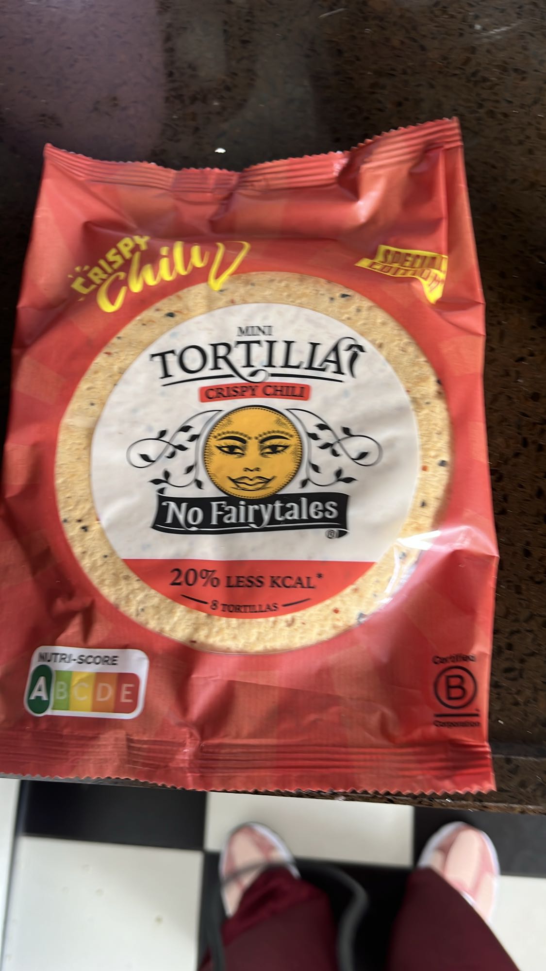 Mini tortilla crispy chili