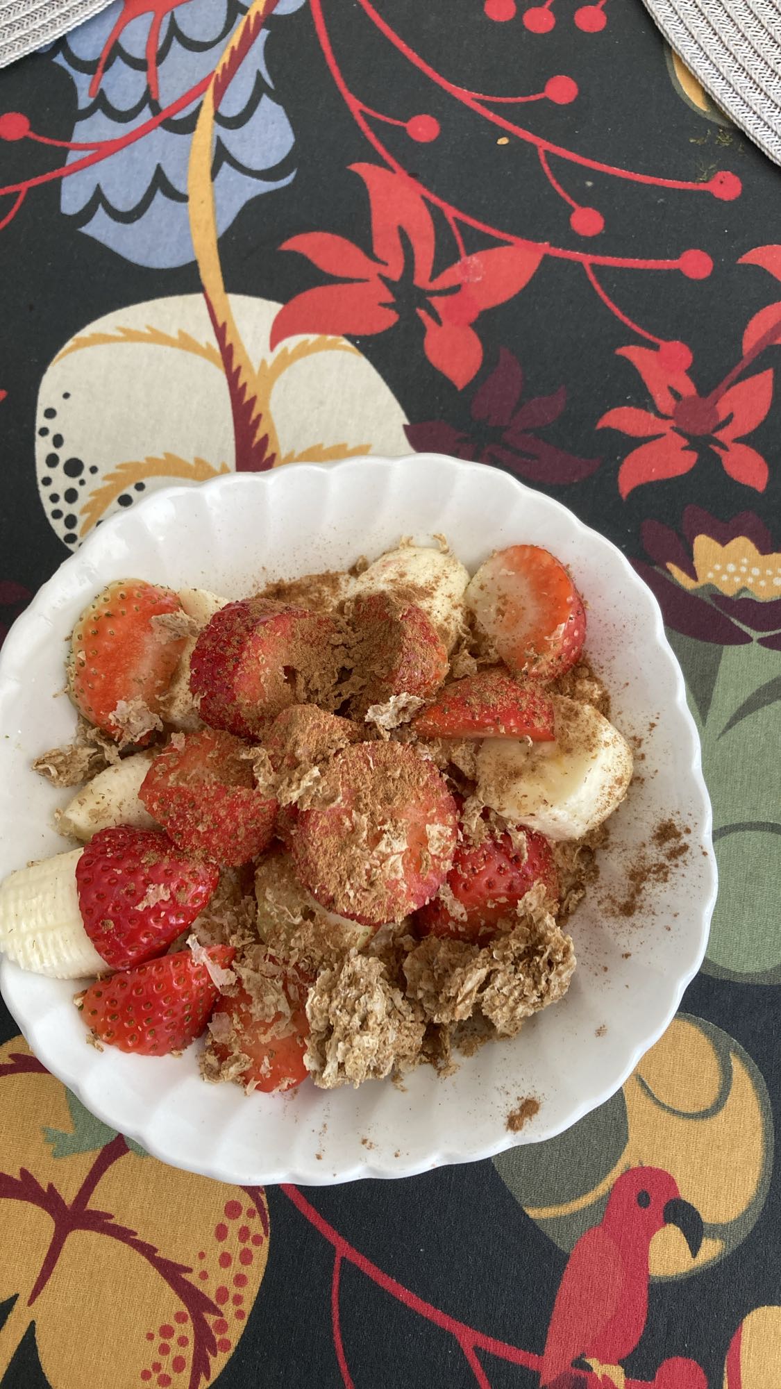 Jordgubb & banan frukostskål