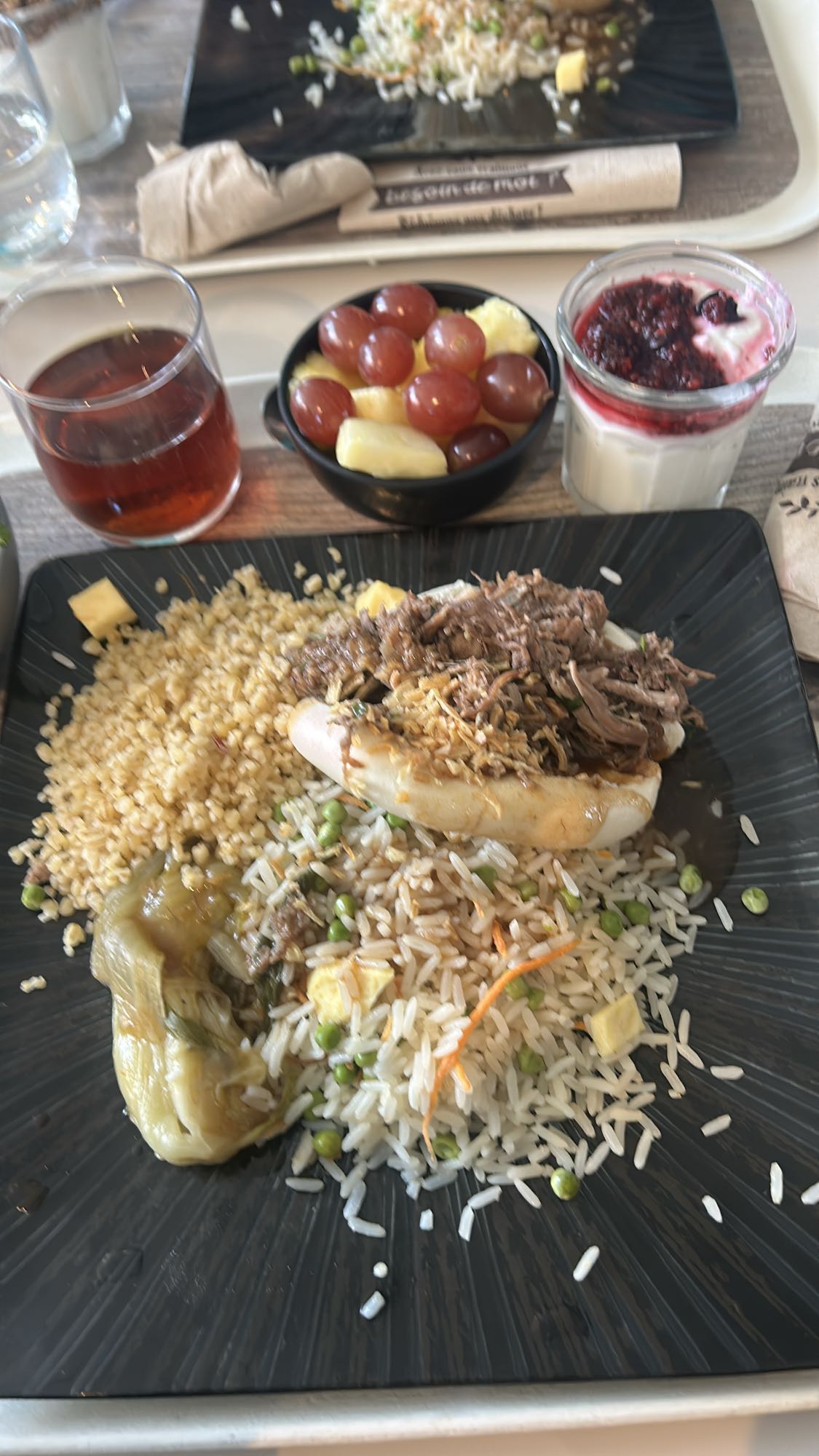 Assiette variée cantine