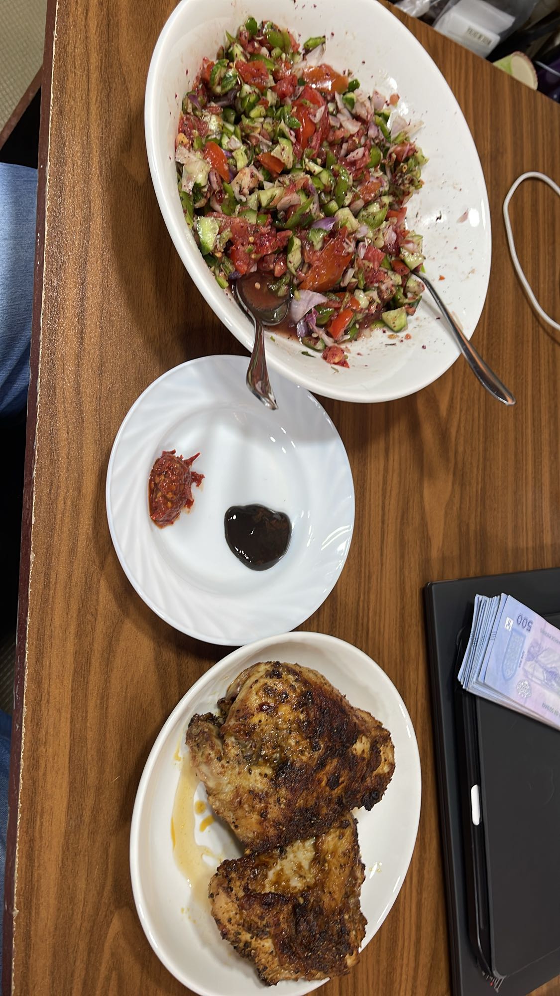 Grilled Chicken with Salad