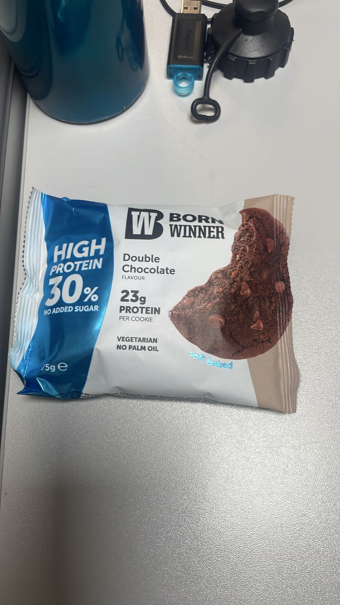 Двоен шоколадов протеинов курабий