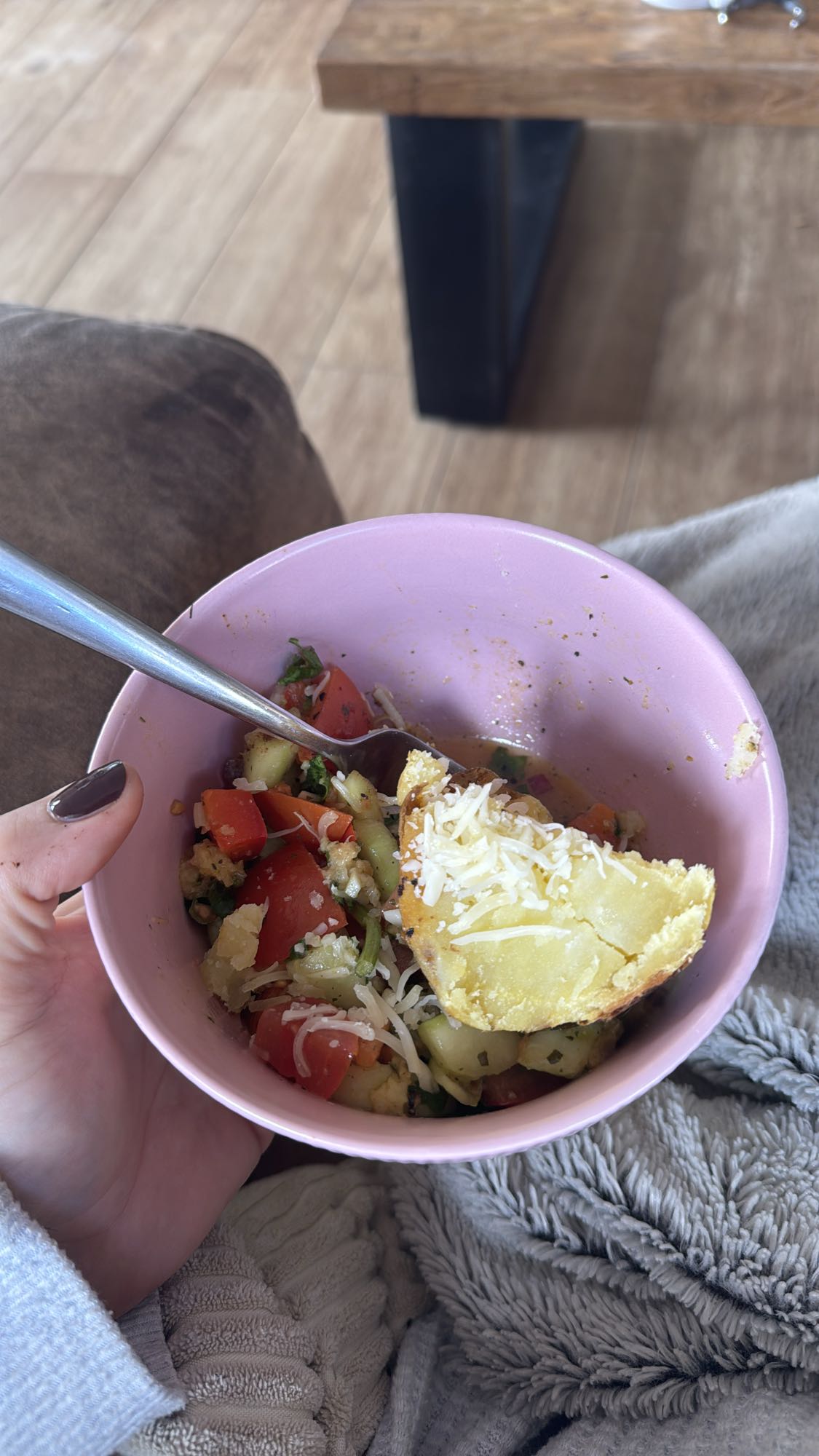 Kartoffelsalat mit Käse