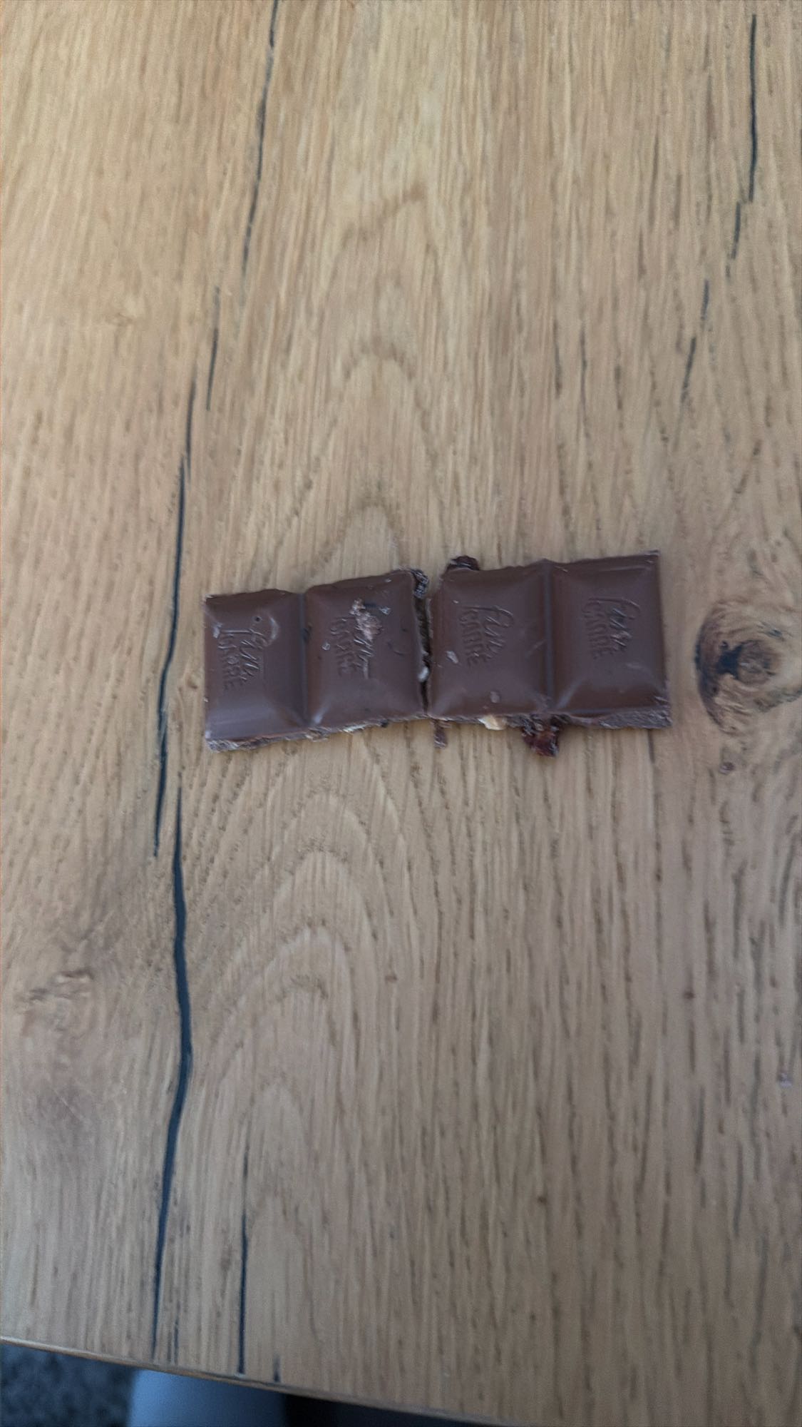 Melkchocolade blokjes