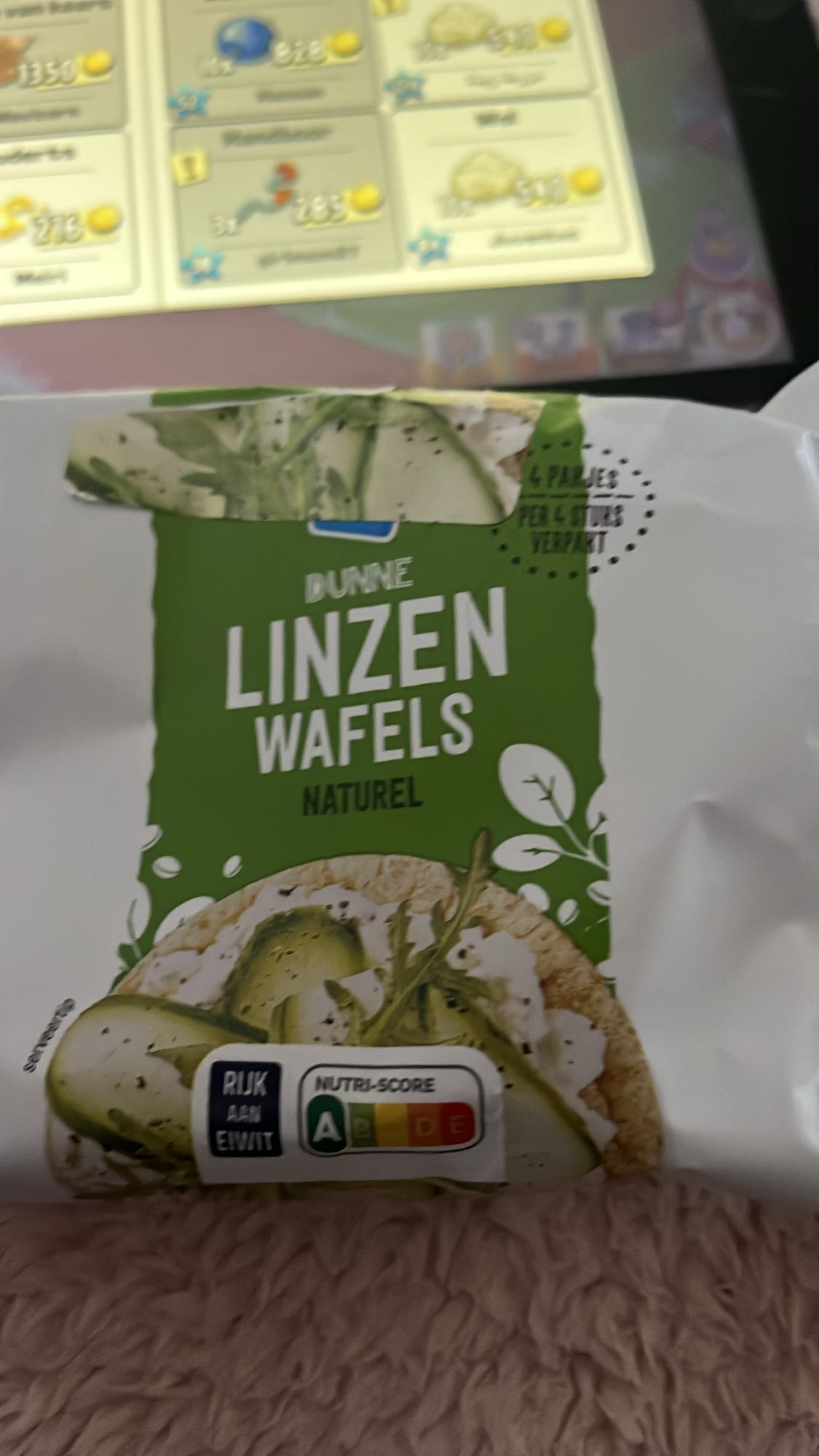 Dunne linzenwafels naturel