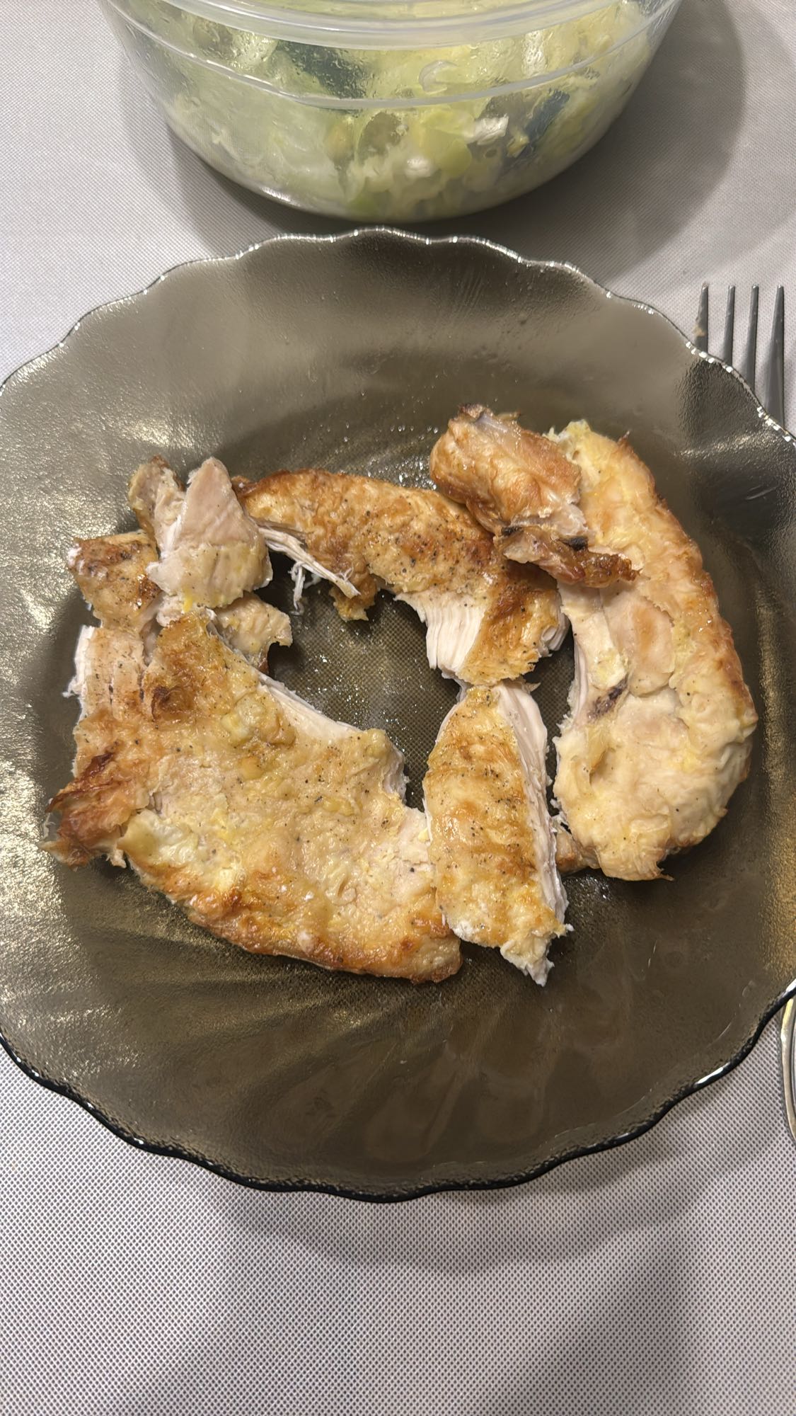 Куриная грудка жареная