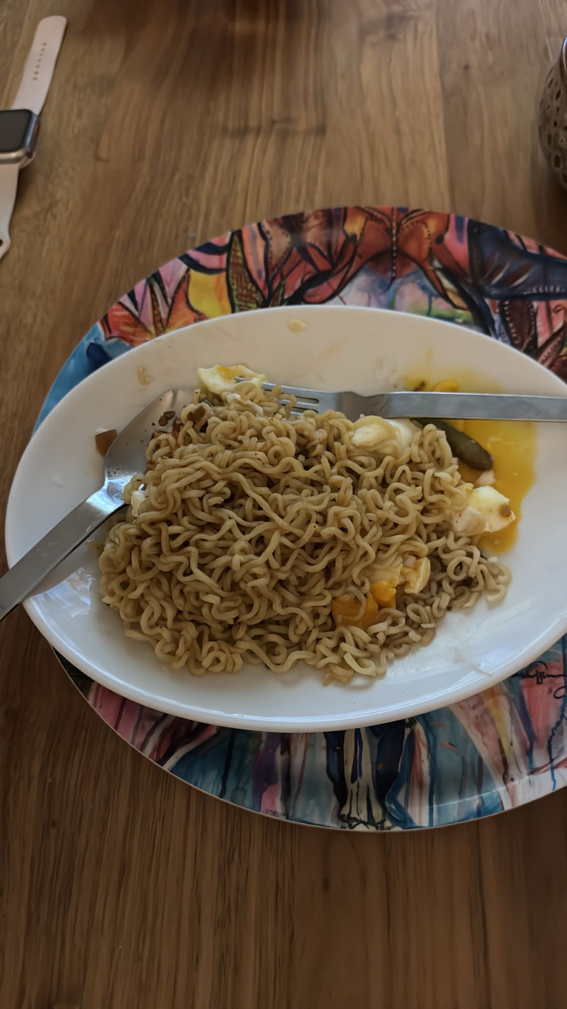 Nudlar med ägg