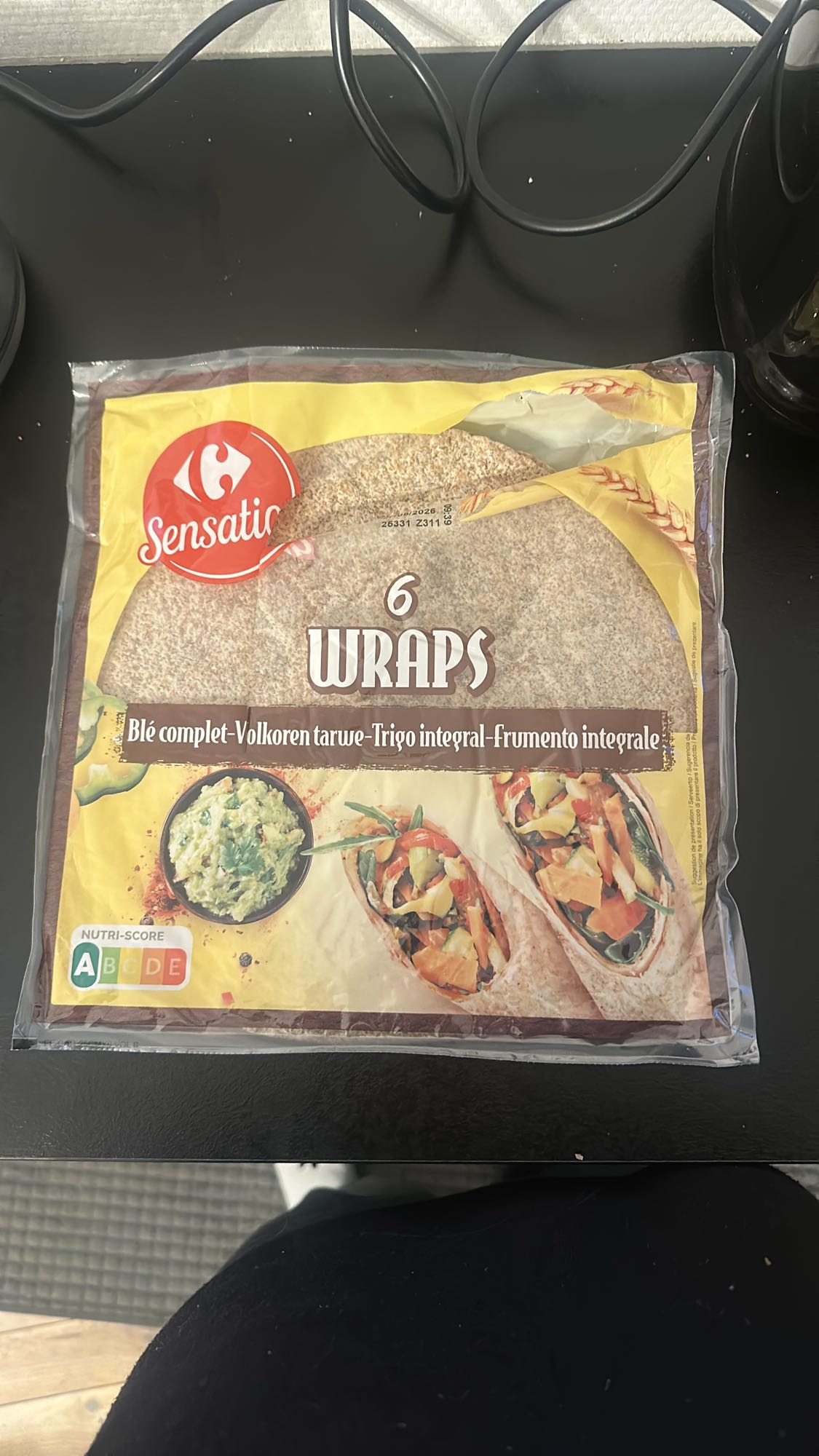 Wraps blé complet