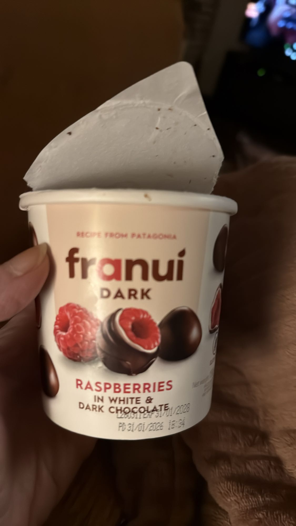 frambozen in chocolade