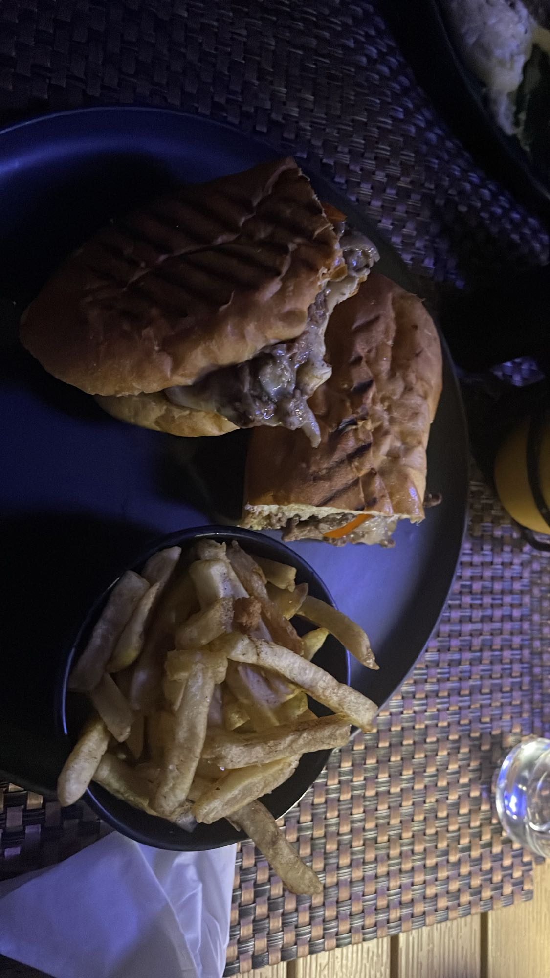Steak Sandwich with Fries
