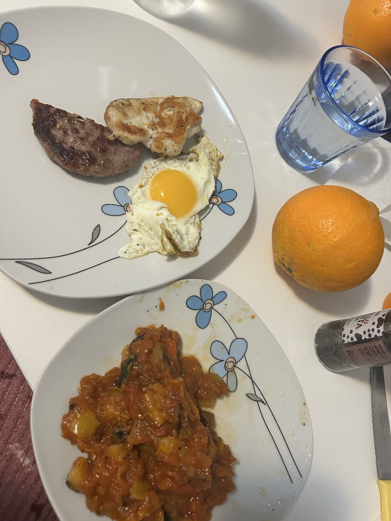 Desayuno proteico con verduras