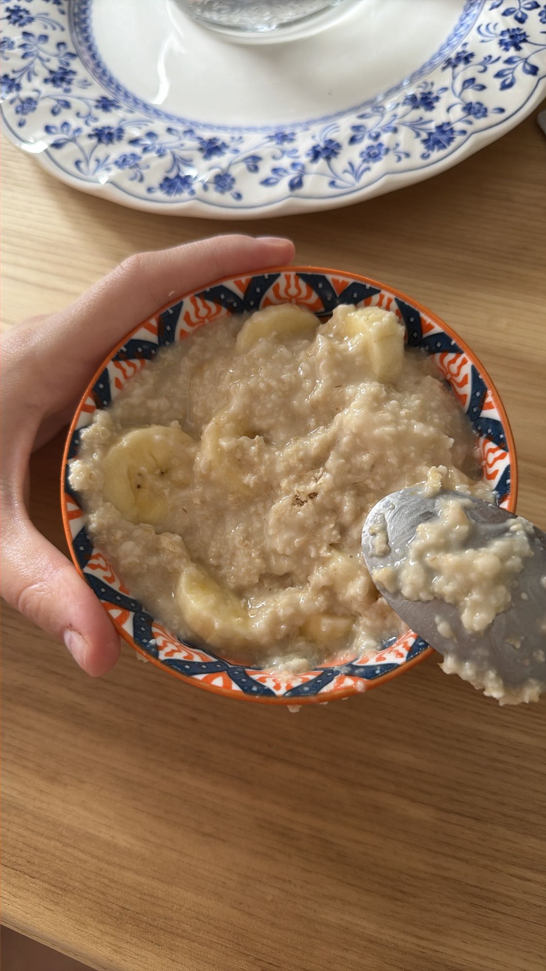 овсяная каша с бананом