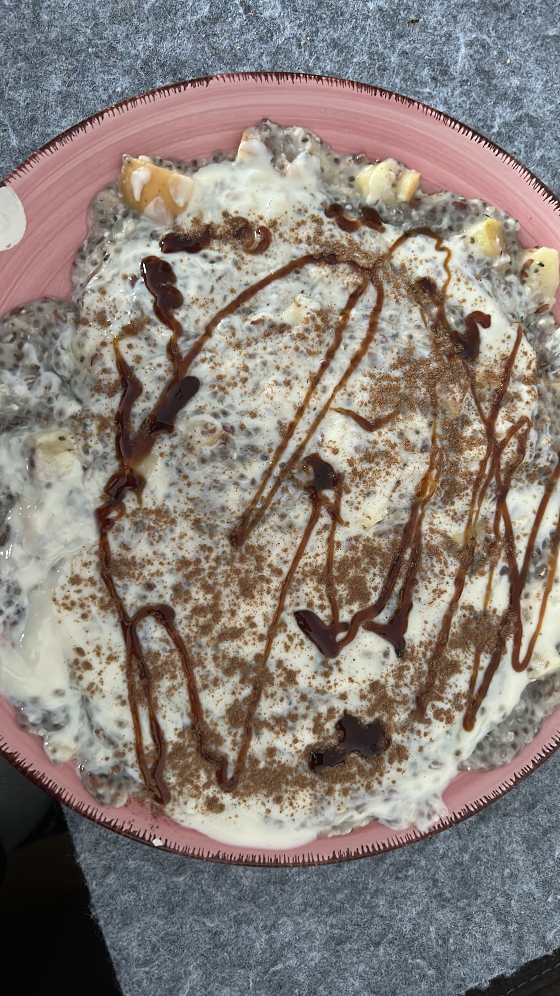 Pudín de chía y plátano