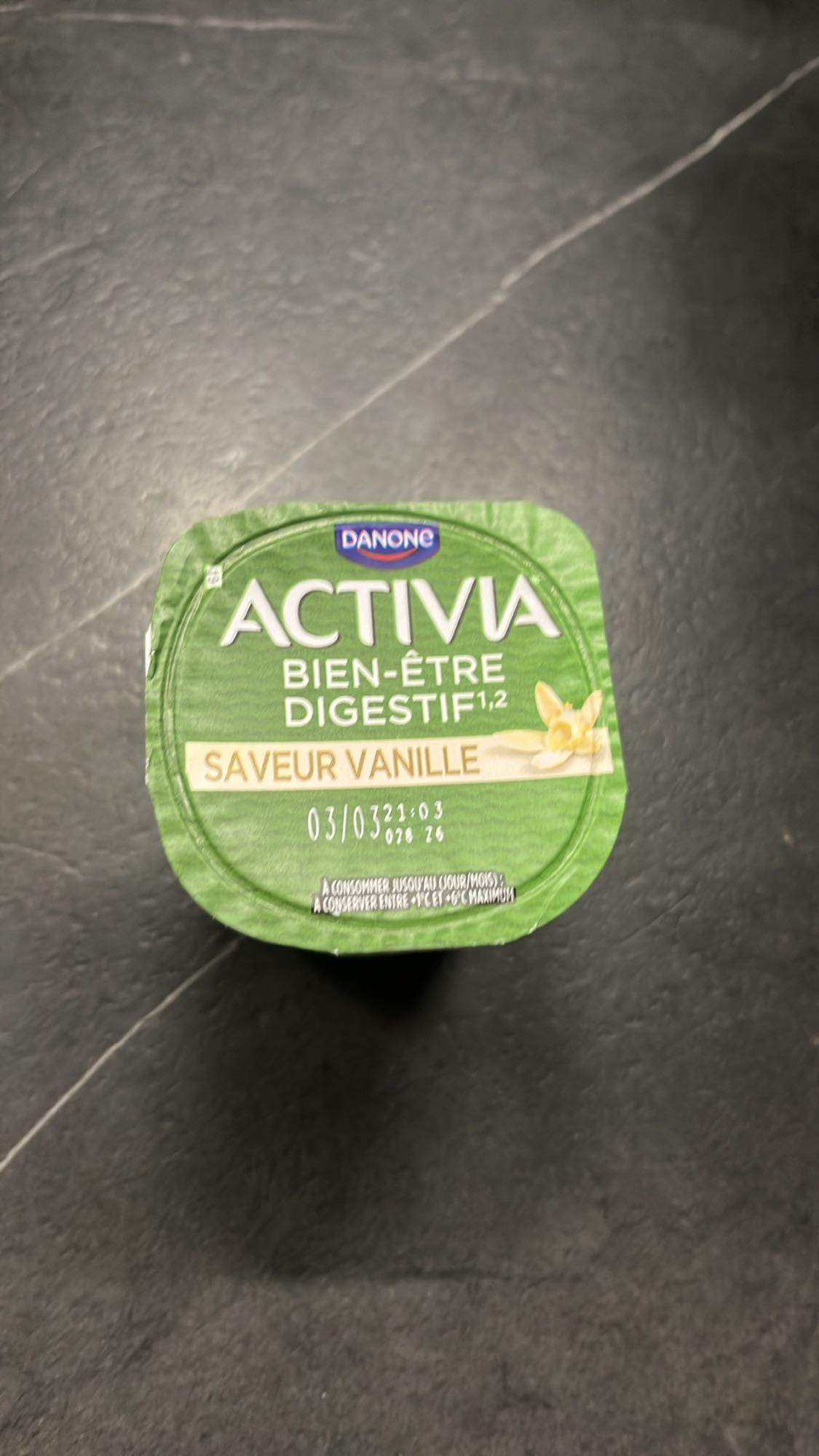 Yaourt vanille Activia