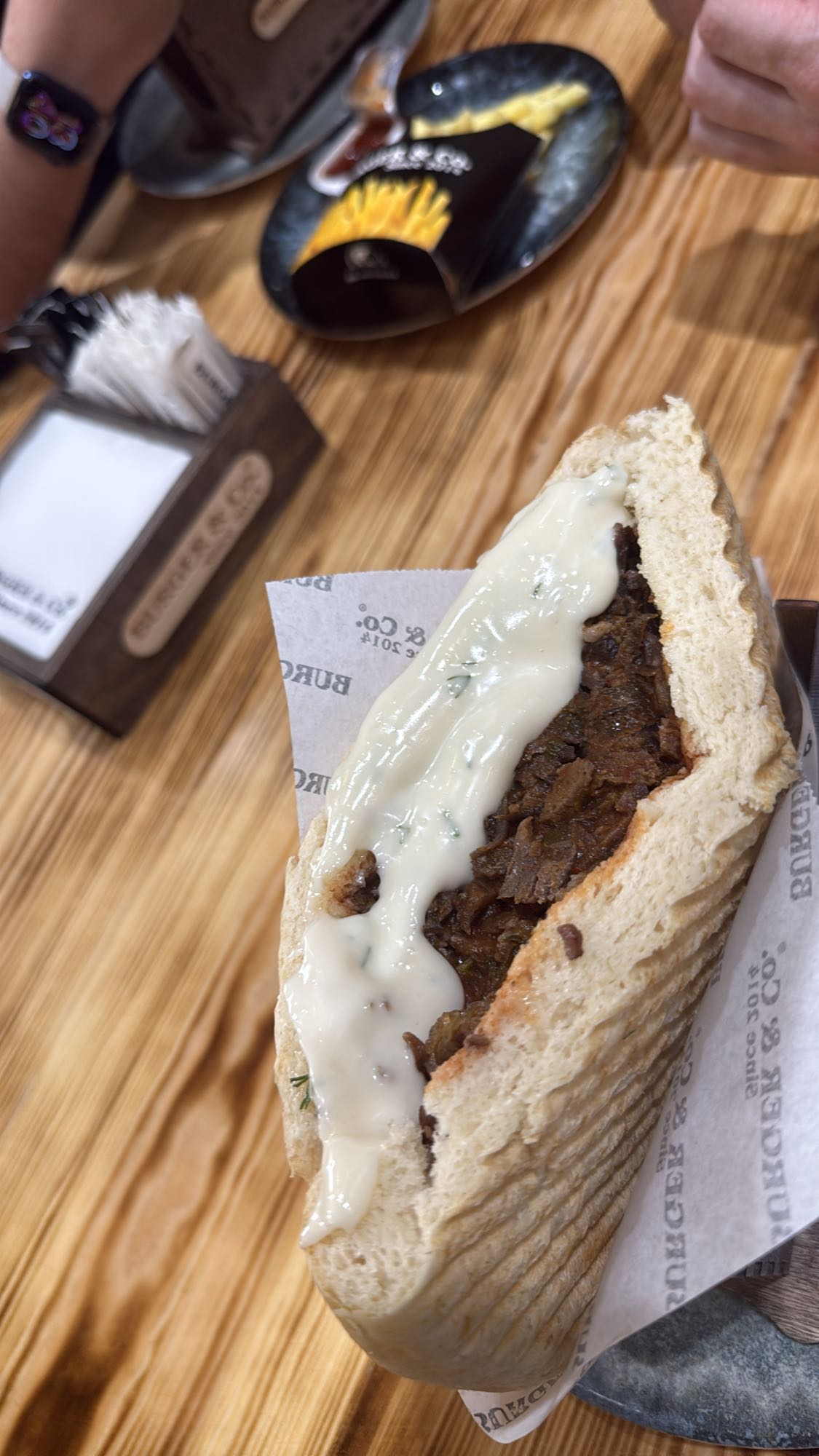 шаурма с говядиной и картошкой