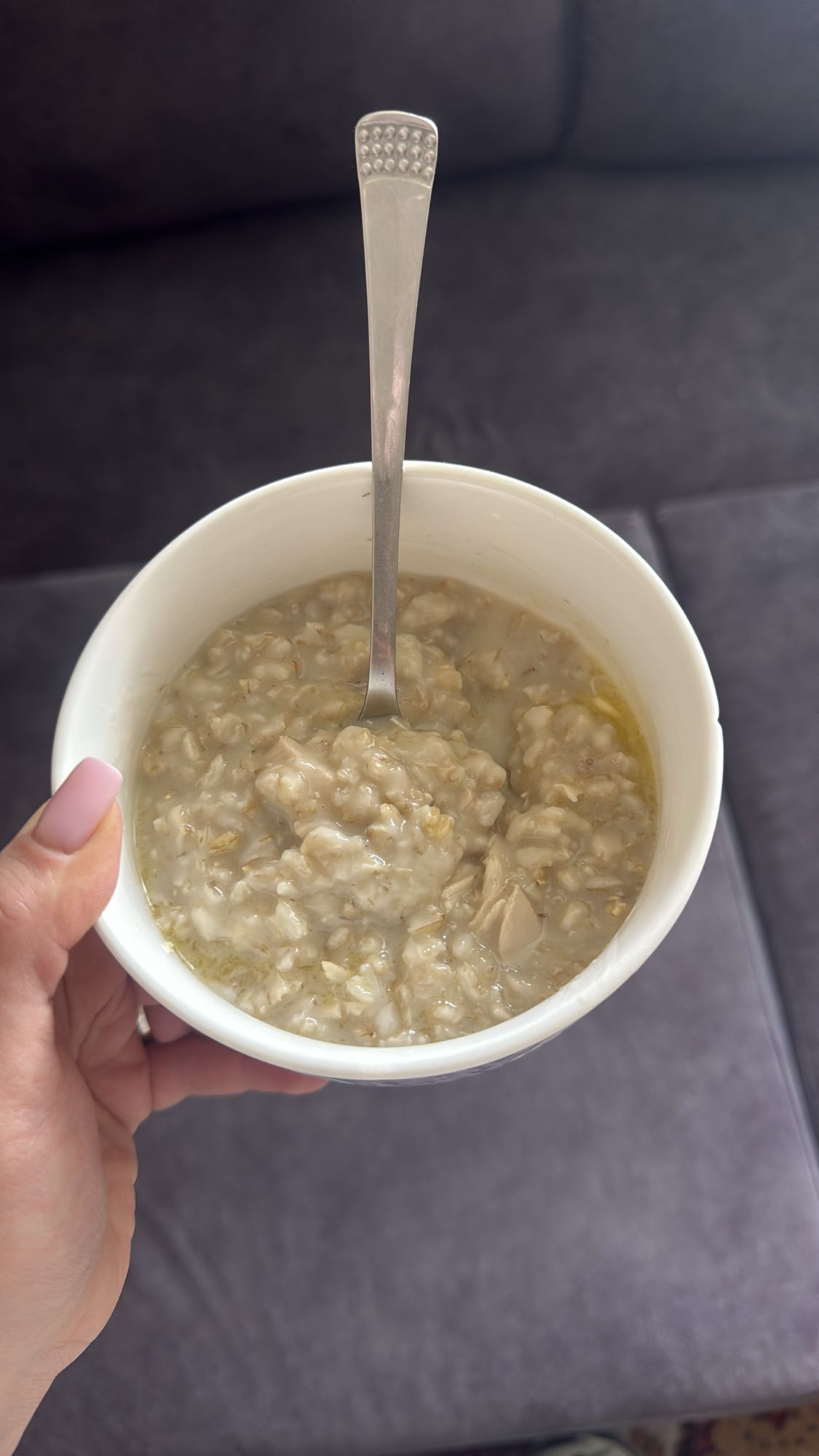 овсянка с курицей