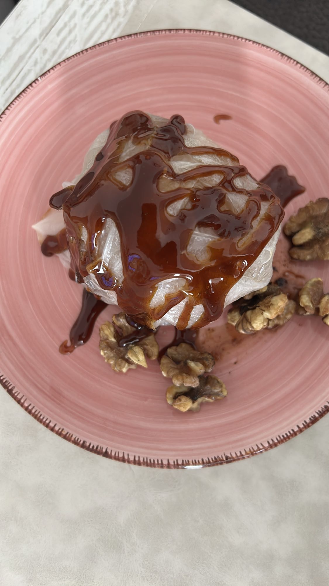 Queso con nueces y miel