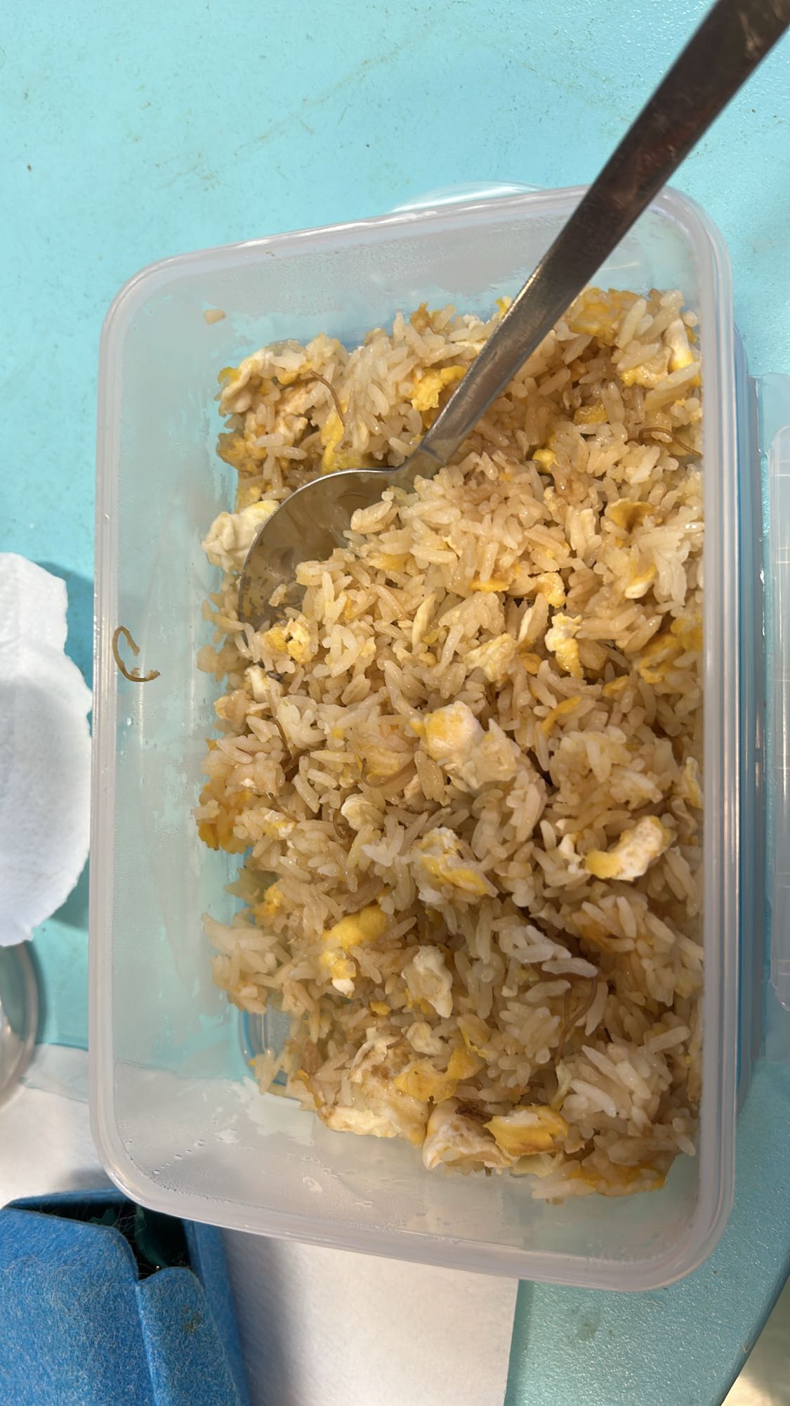 Stekt ris med egg