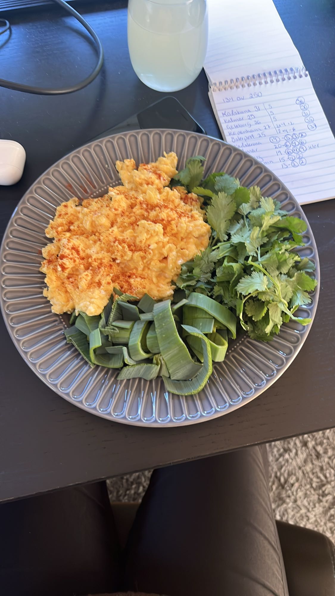 Äggröra med örter