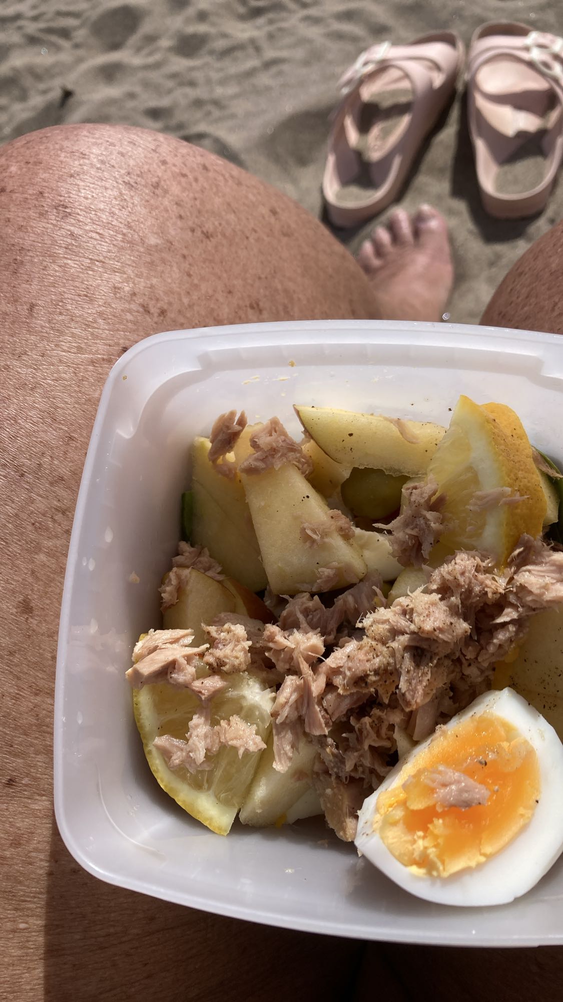 Tonfisksallad med ägg