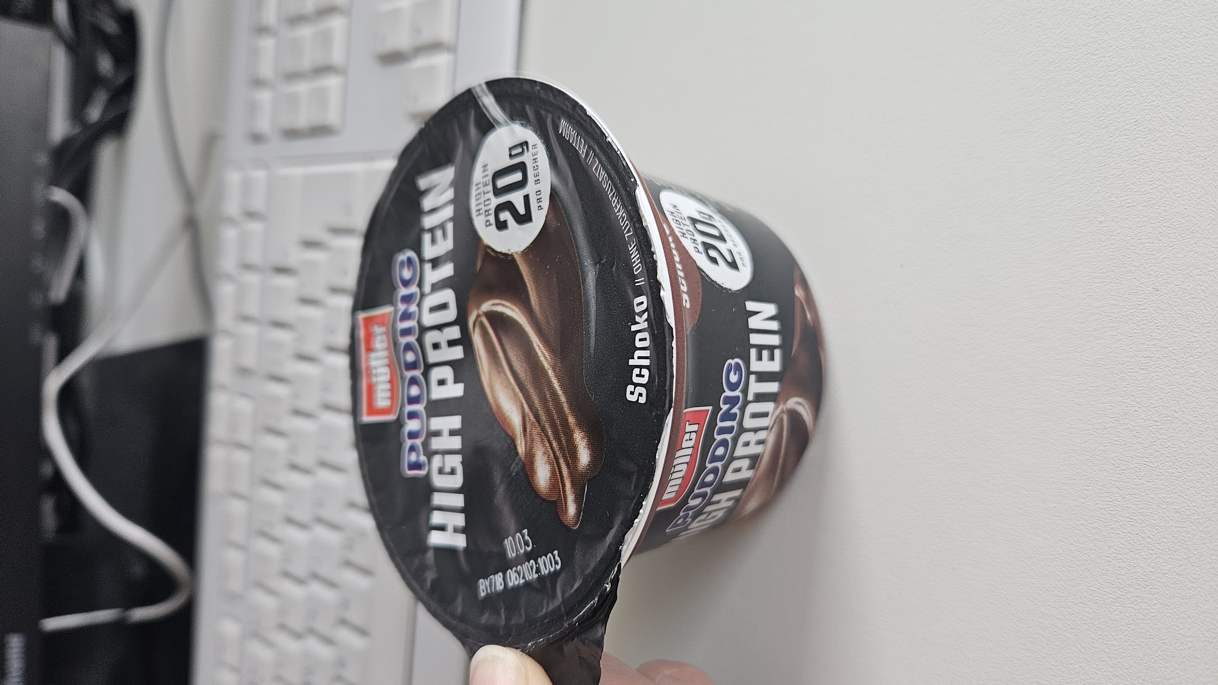 Schoko Protein Pudding