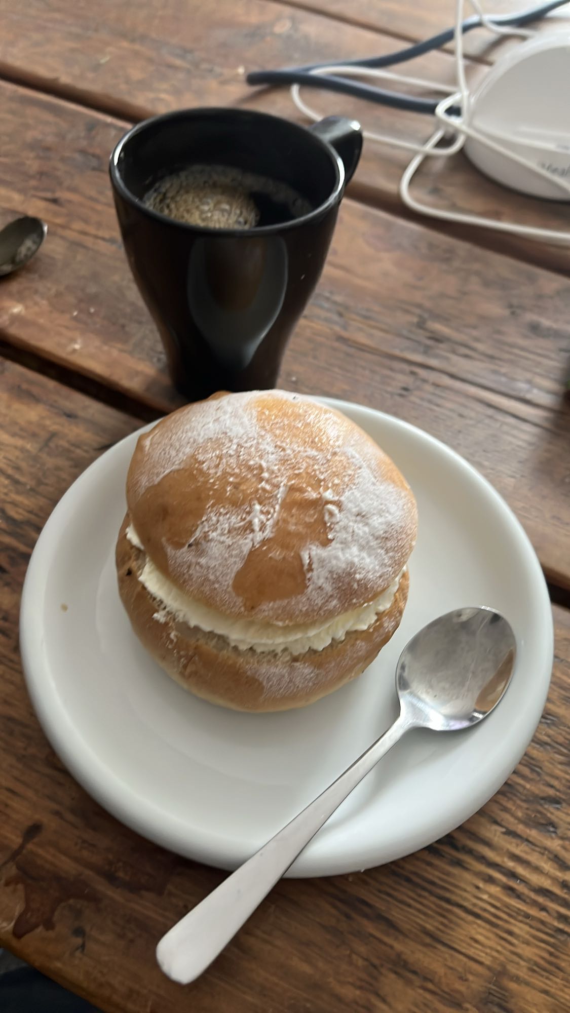 Semla och kaffe