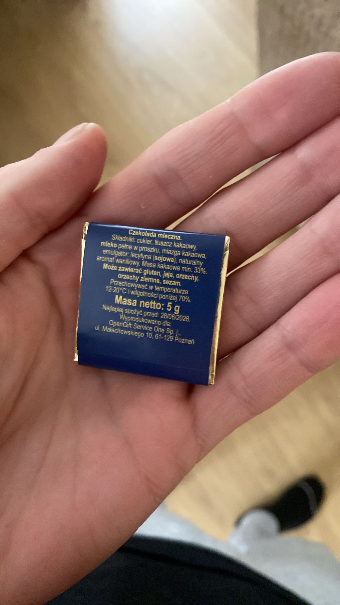 Czekoladka mleczna mini