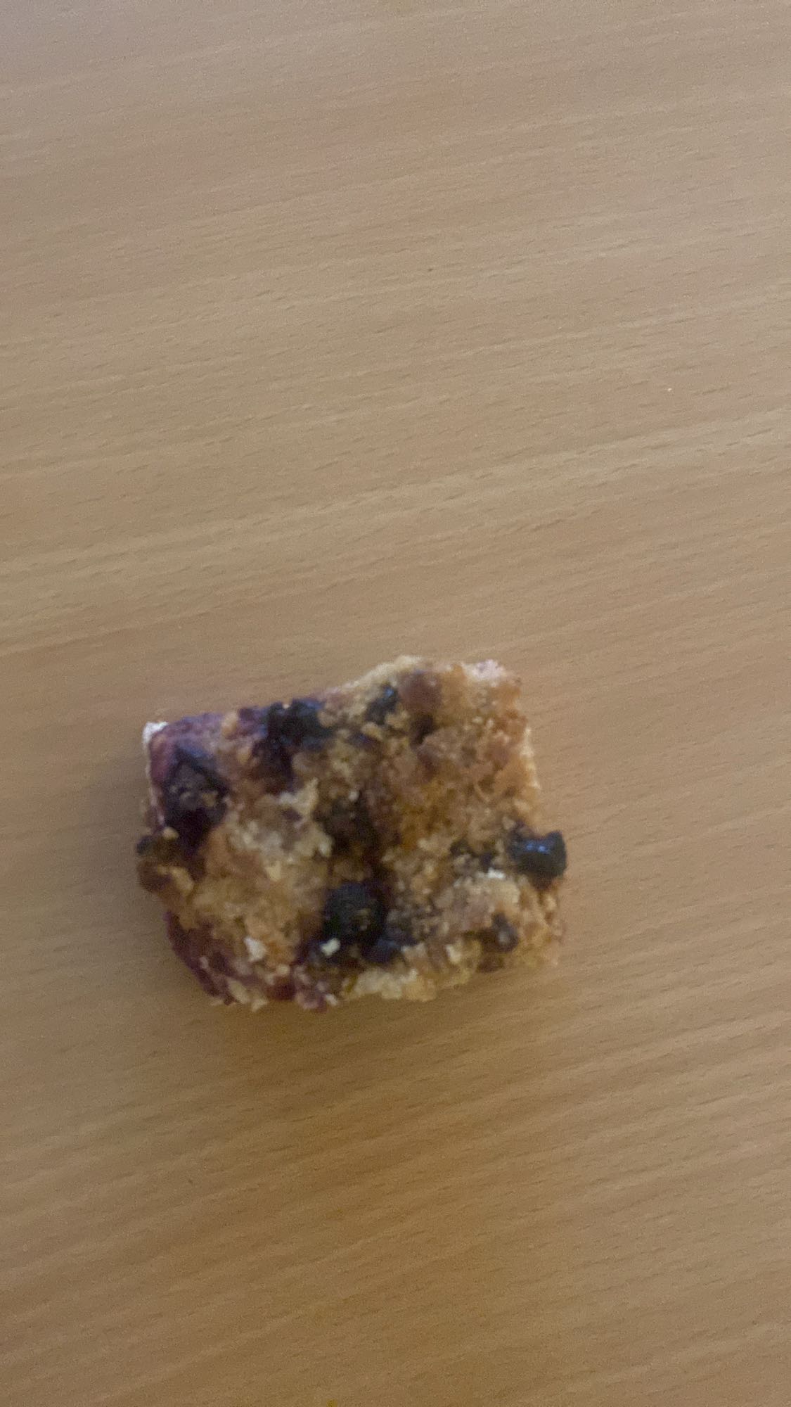 batonik owsiany z rodzynkami