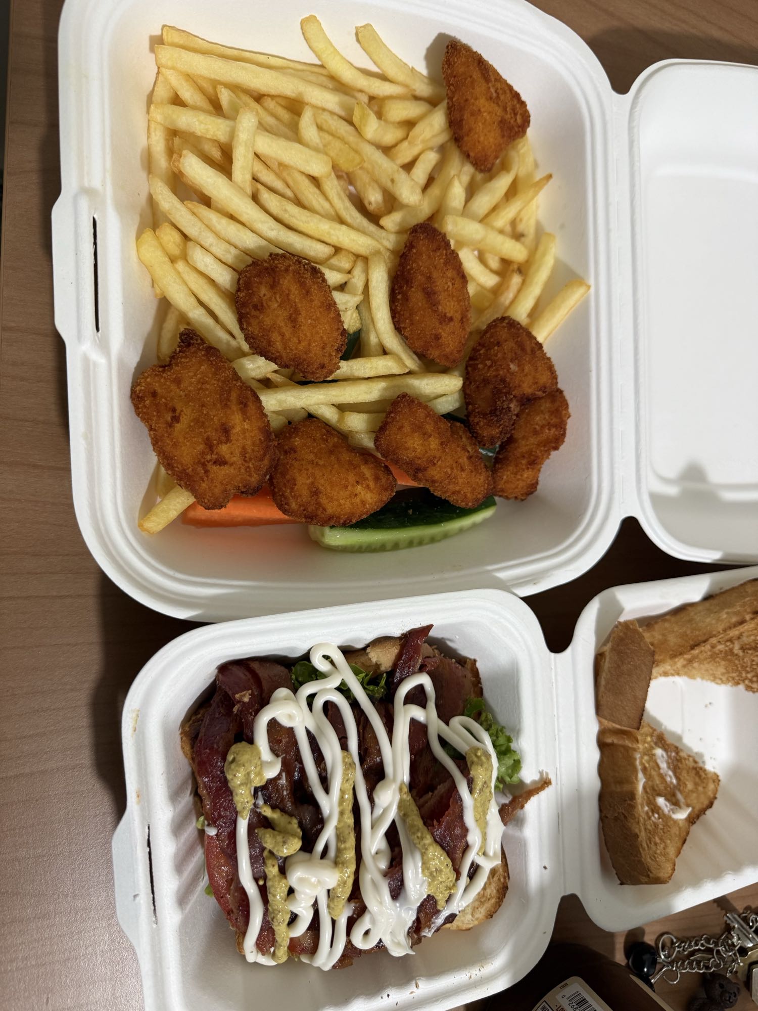 Chicken bites & sandwich combo