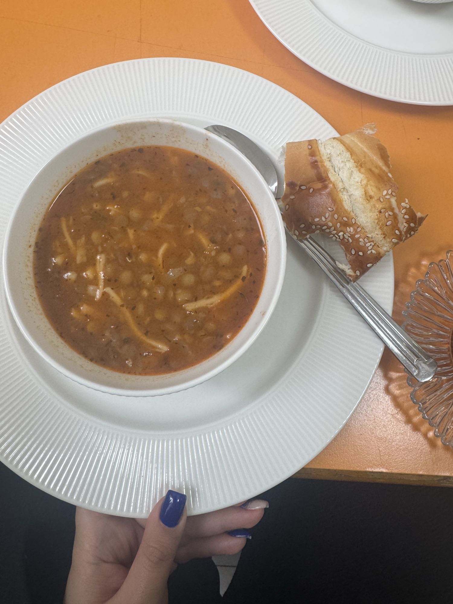 Erişte ve mercimek çorbası